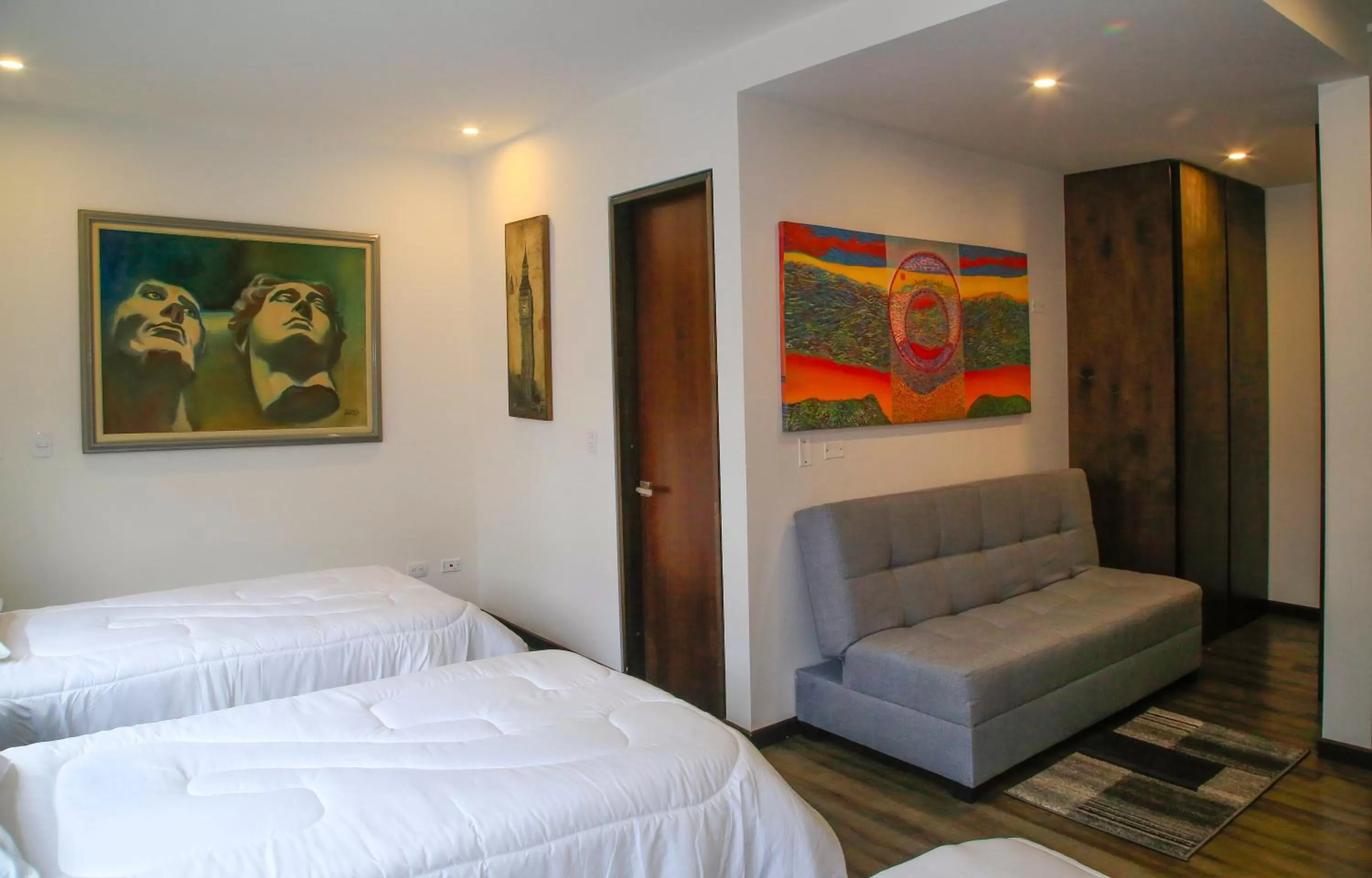 Photo of the whole room, Bed in Hotel Museo San Moritz