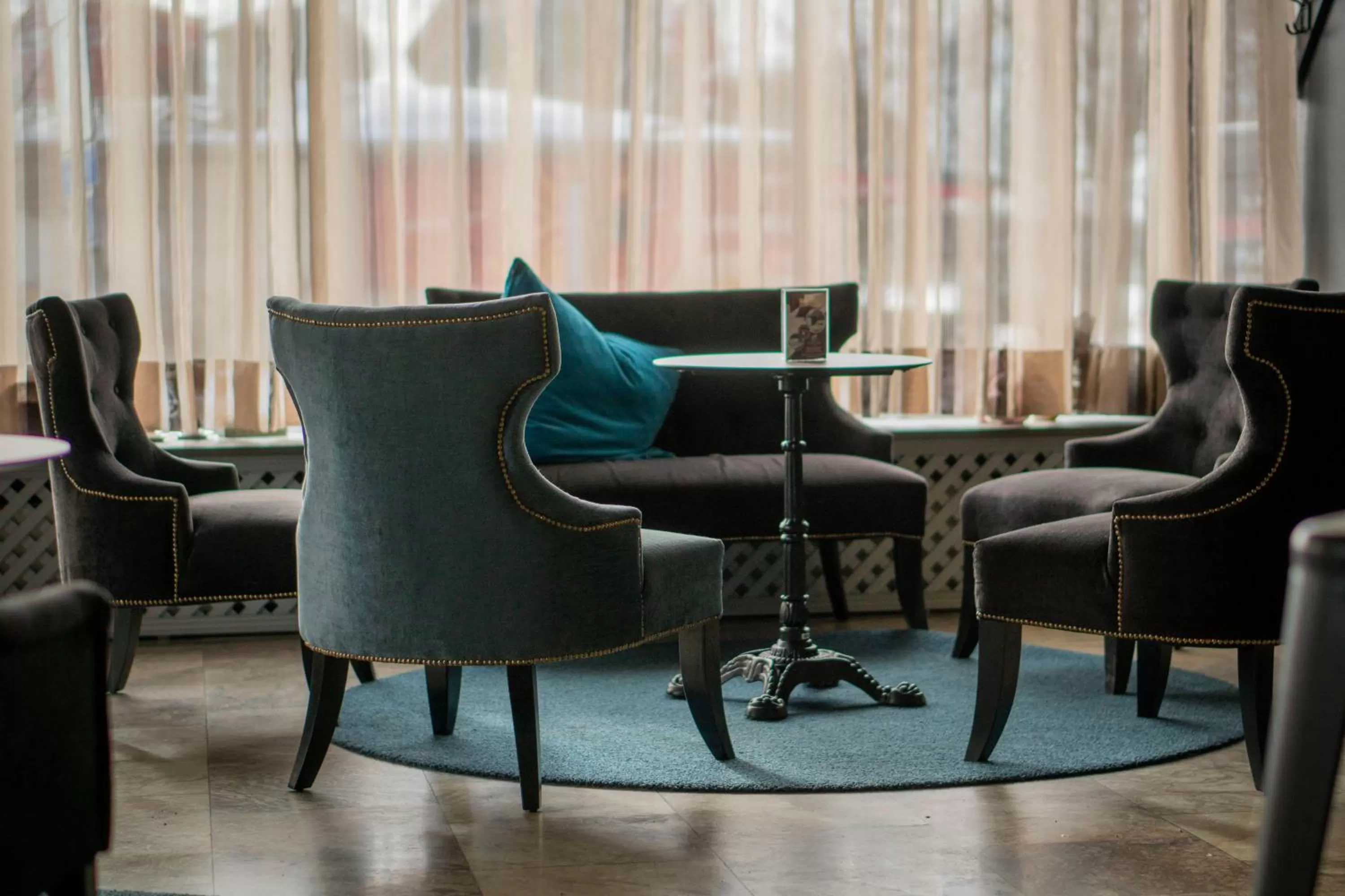 Lobby or reception in Hotelli Olof