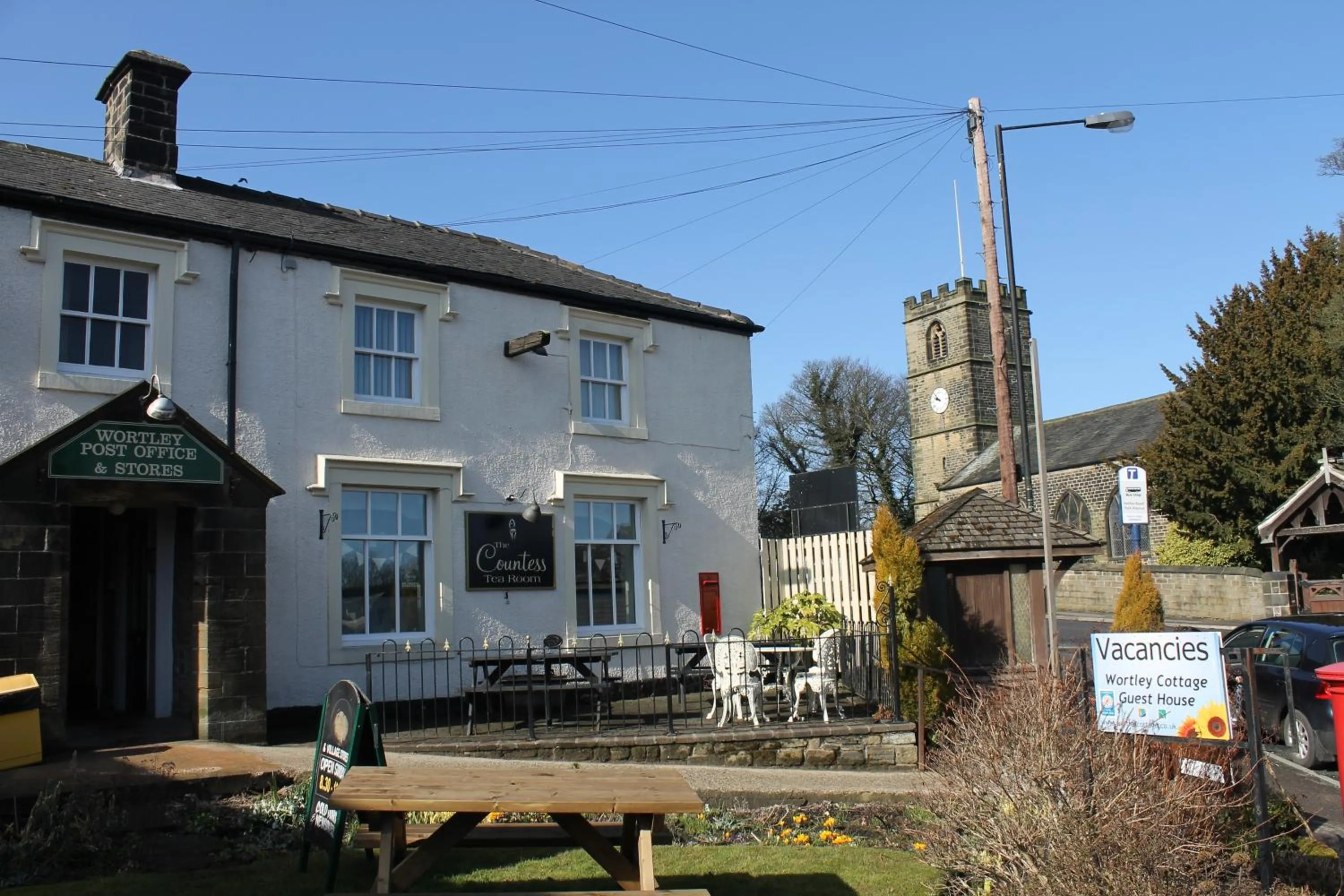 Facade/entrance in Wortley Cottage Guest House
