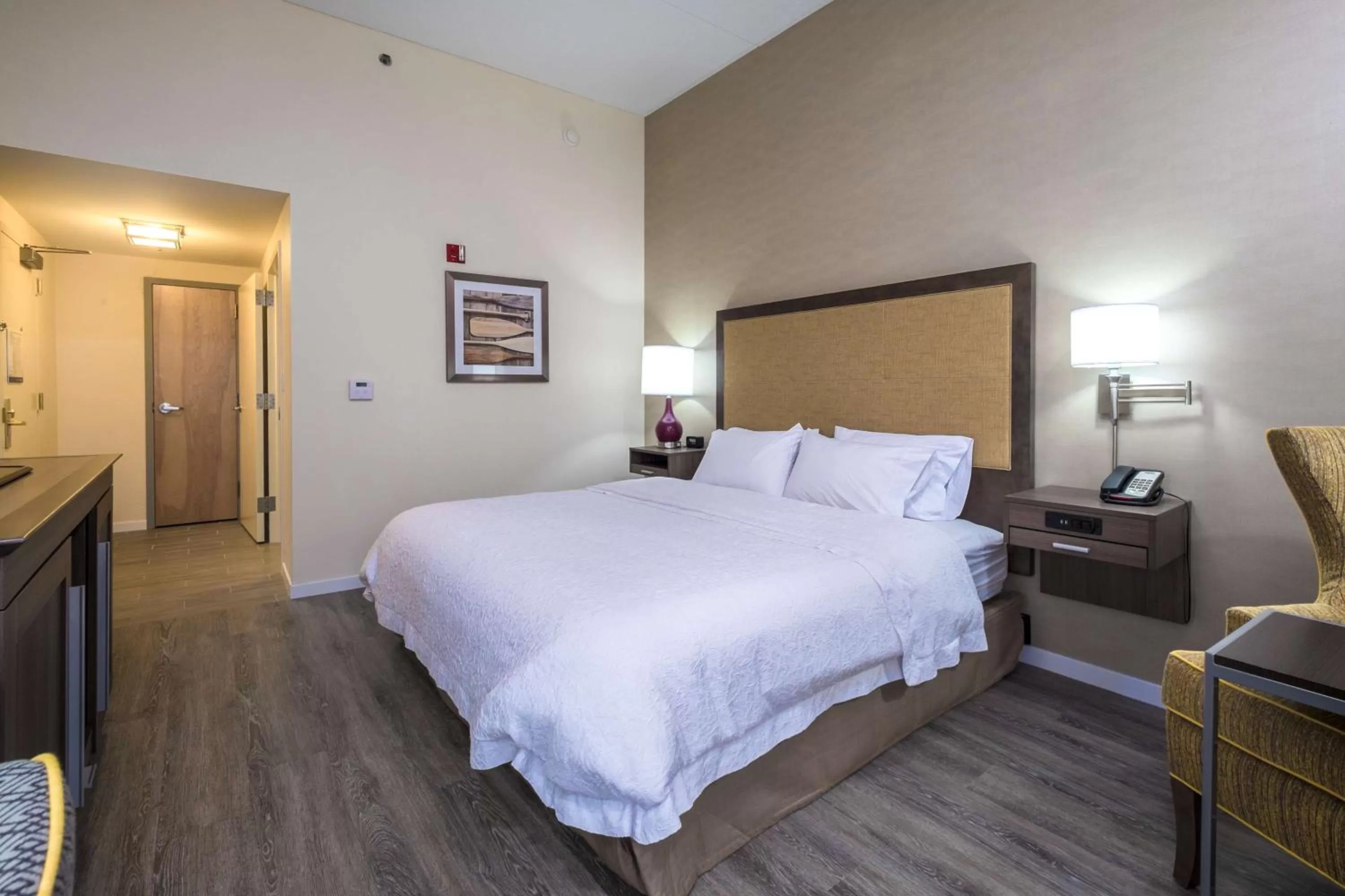 Bed in Hampton Inn Freeport/Brunswick