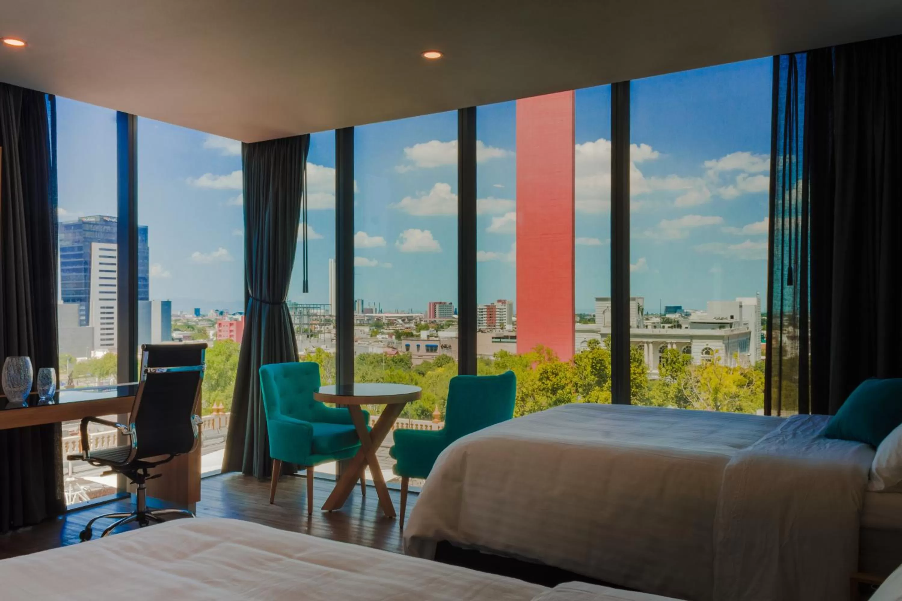 City view, Bed in Hotel Kavia Monterrey