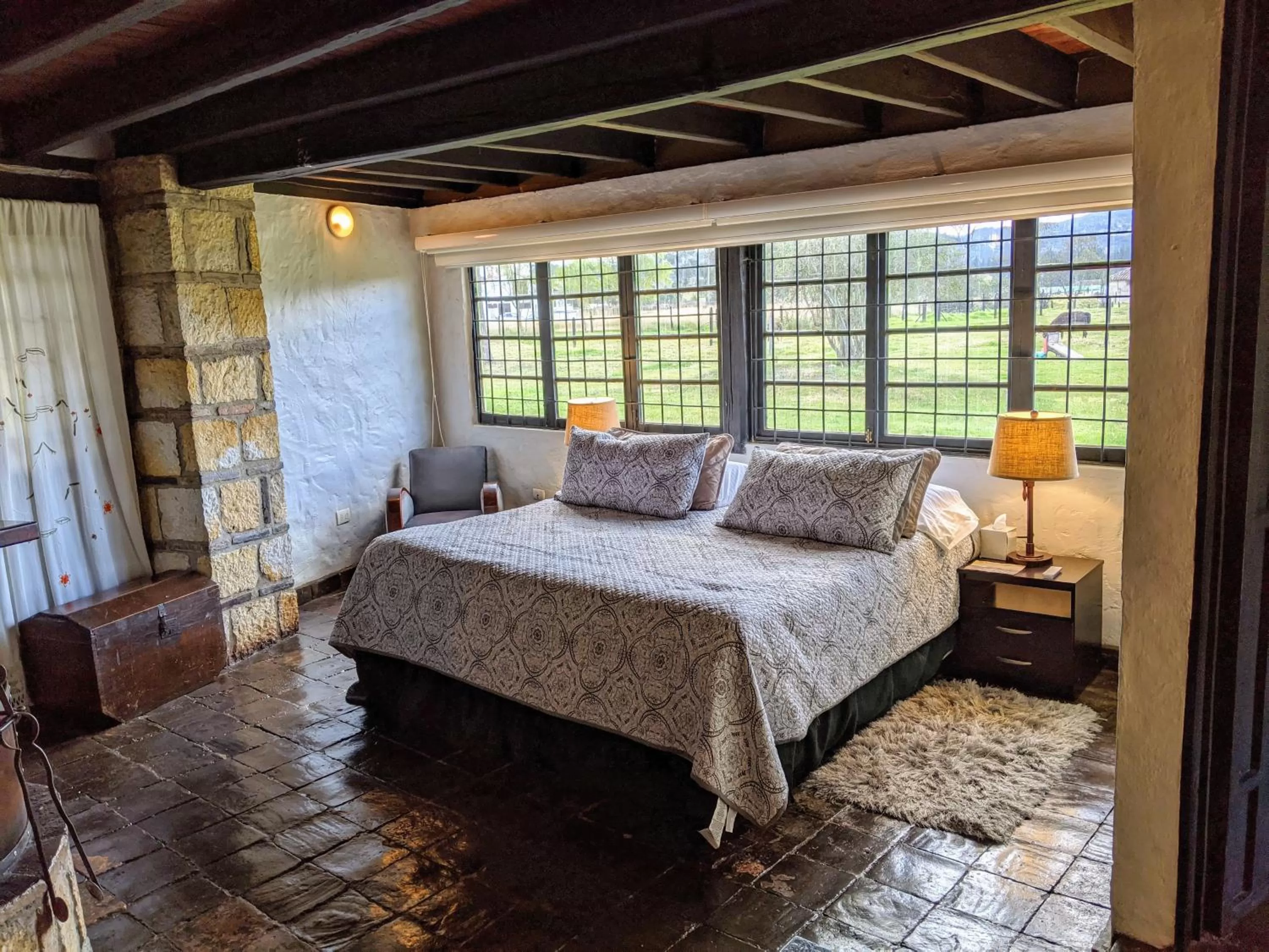 Bed in Posada Cafe La Huerta