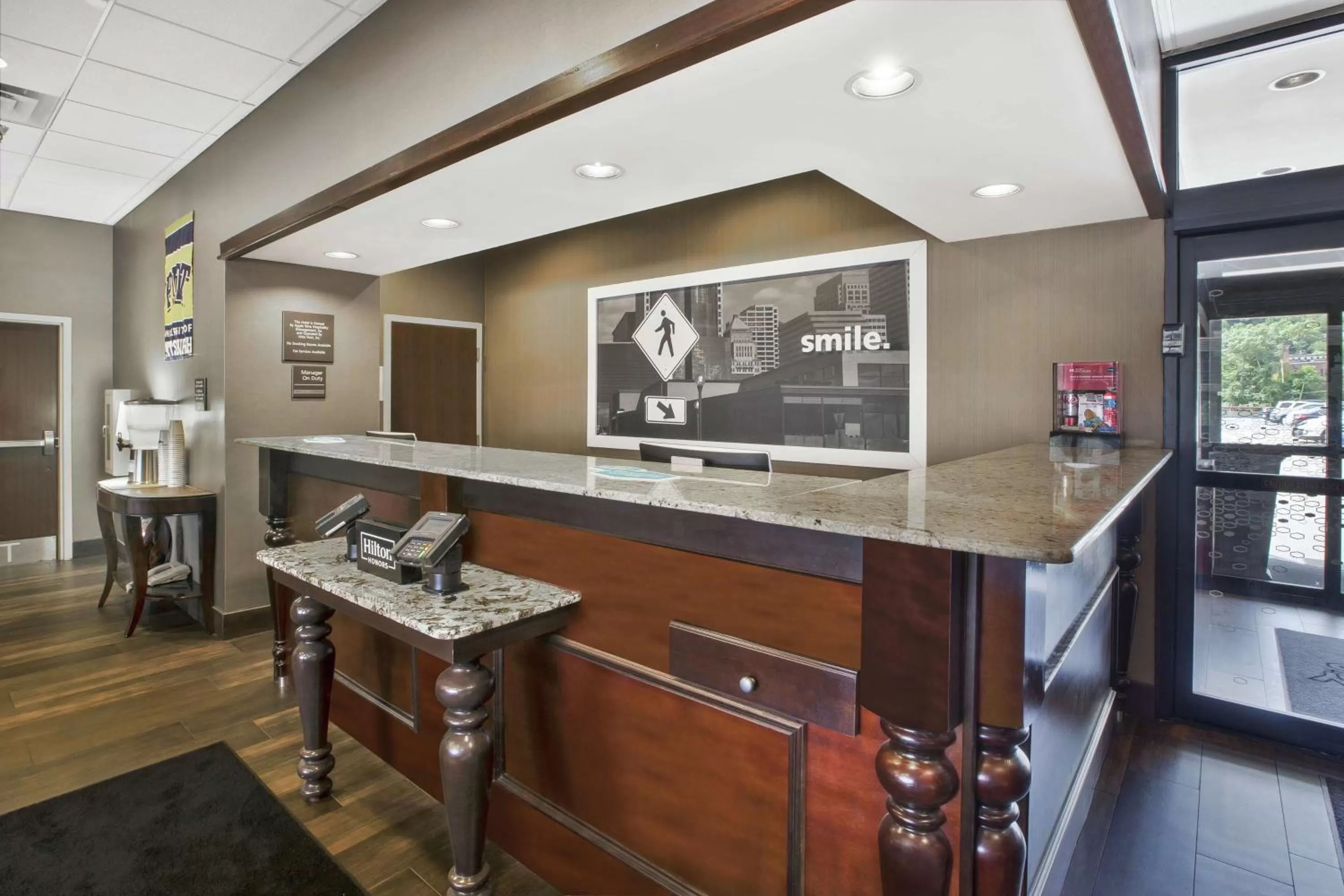 Lobby or reception in Hampton Inn Pittsburgh University Medical Center