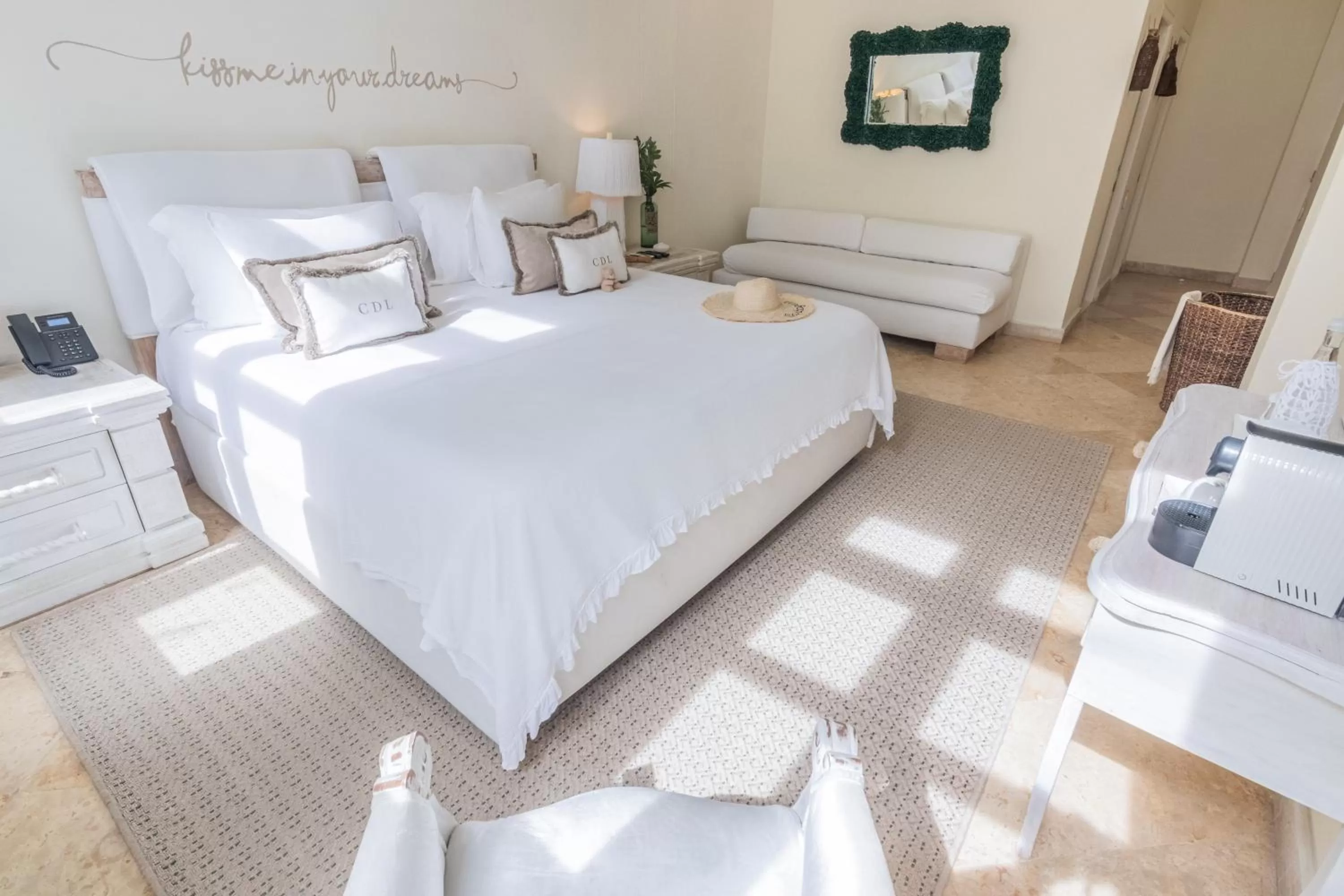 Bed in Casa Diluca Cartagena Hotel Boutique