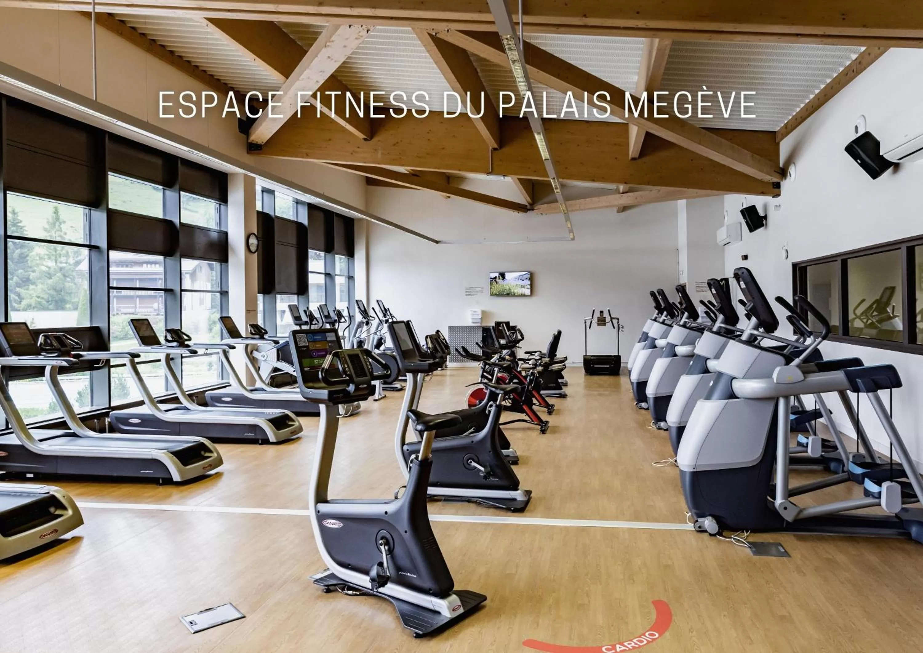 Fitness centre/facilities in Novotel Megève Mont-Blanc