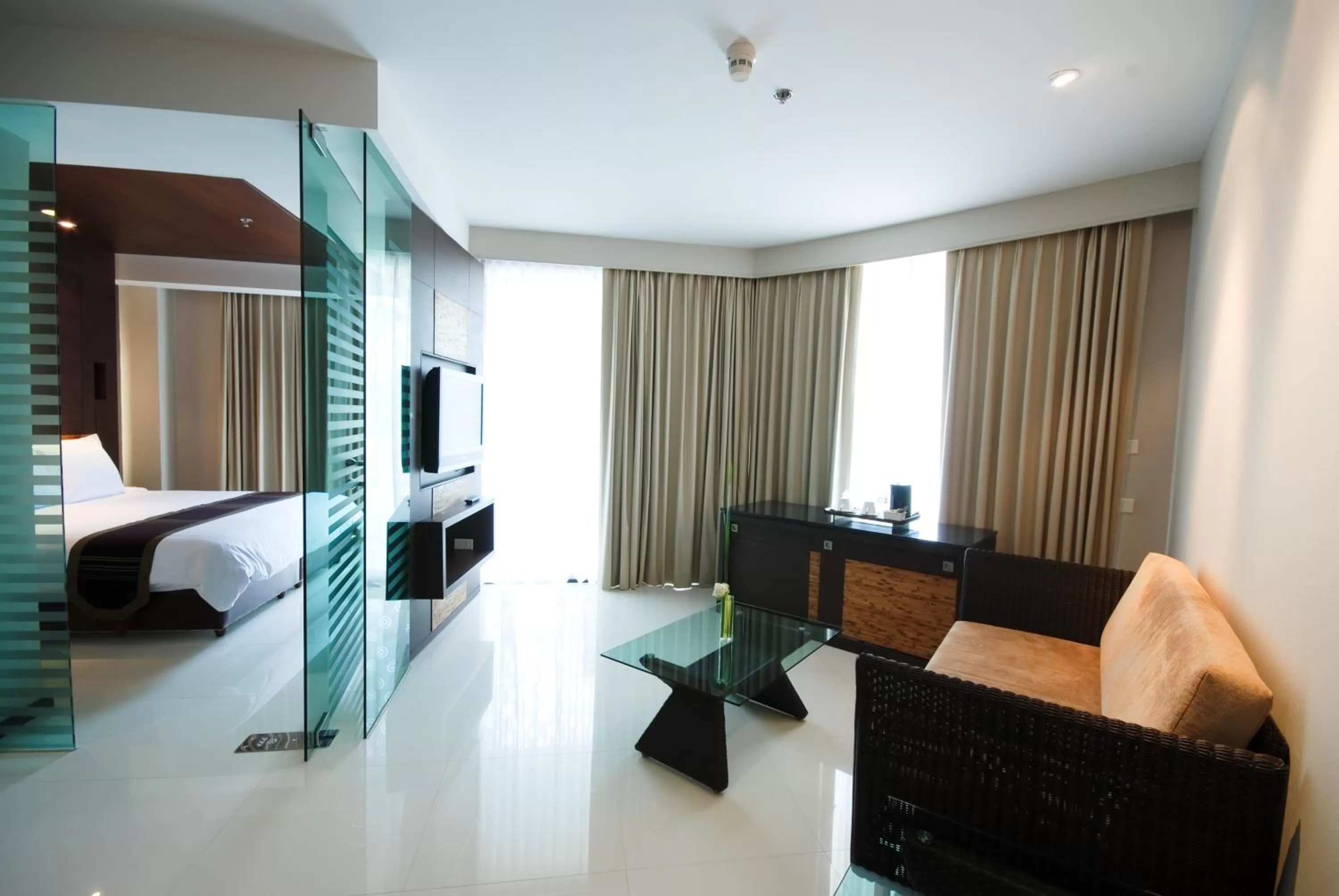 Living room, Bed in Tara Mantra Cha-Am Resort