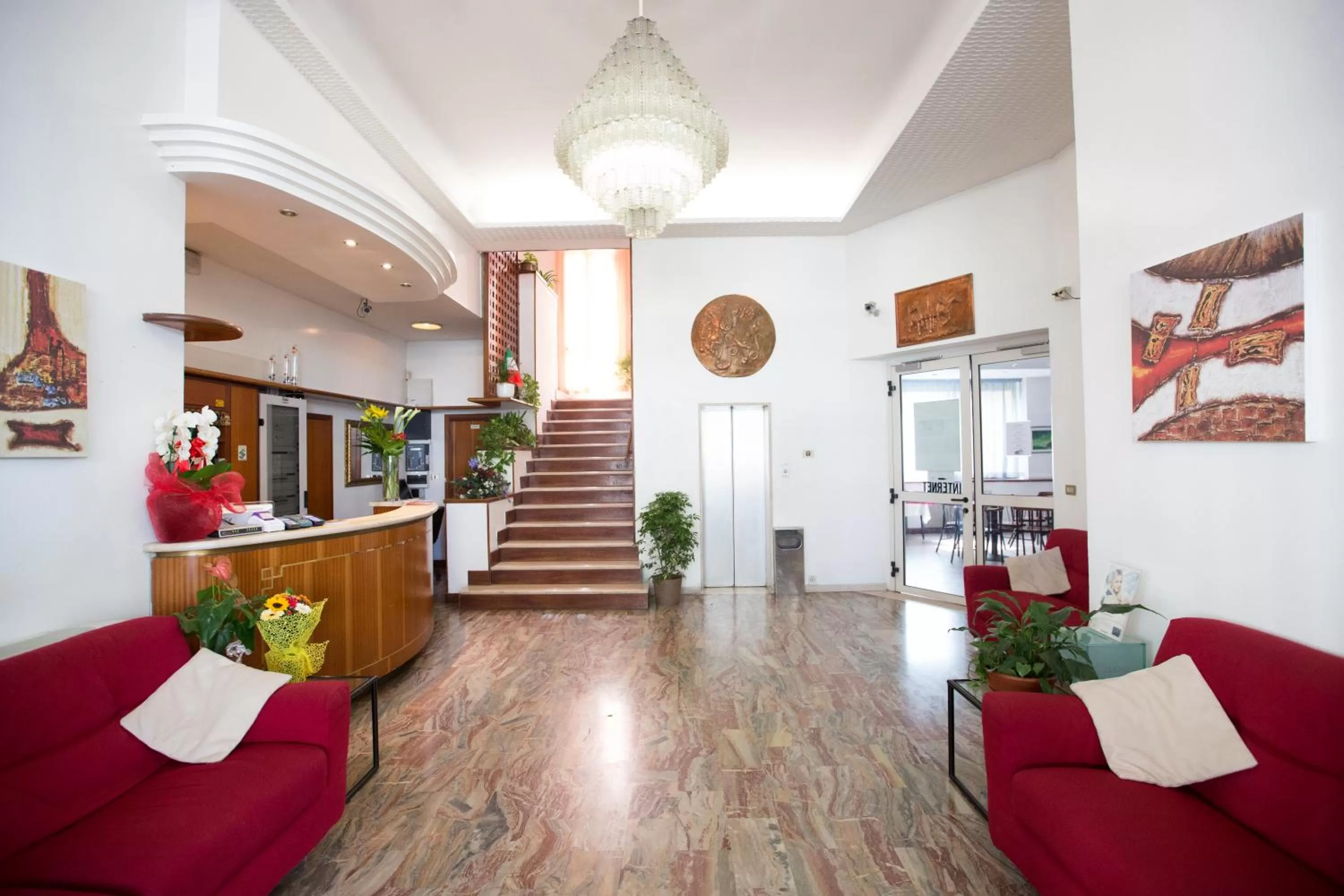 Lobby or reception in Hotel Europa