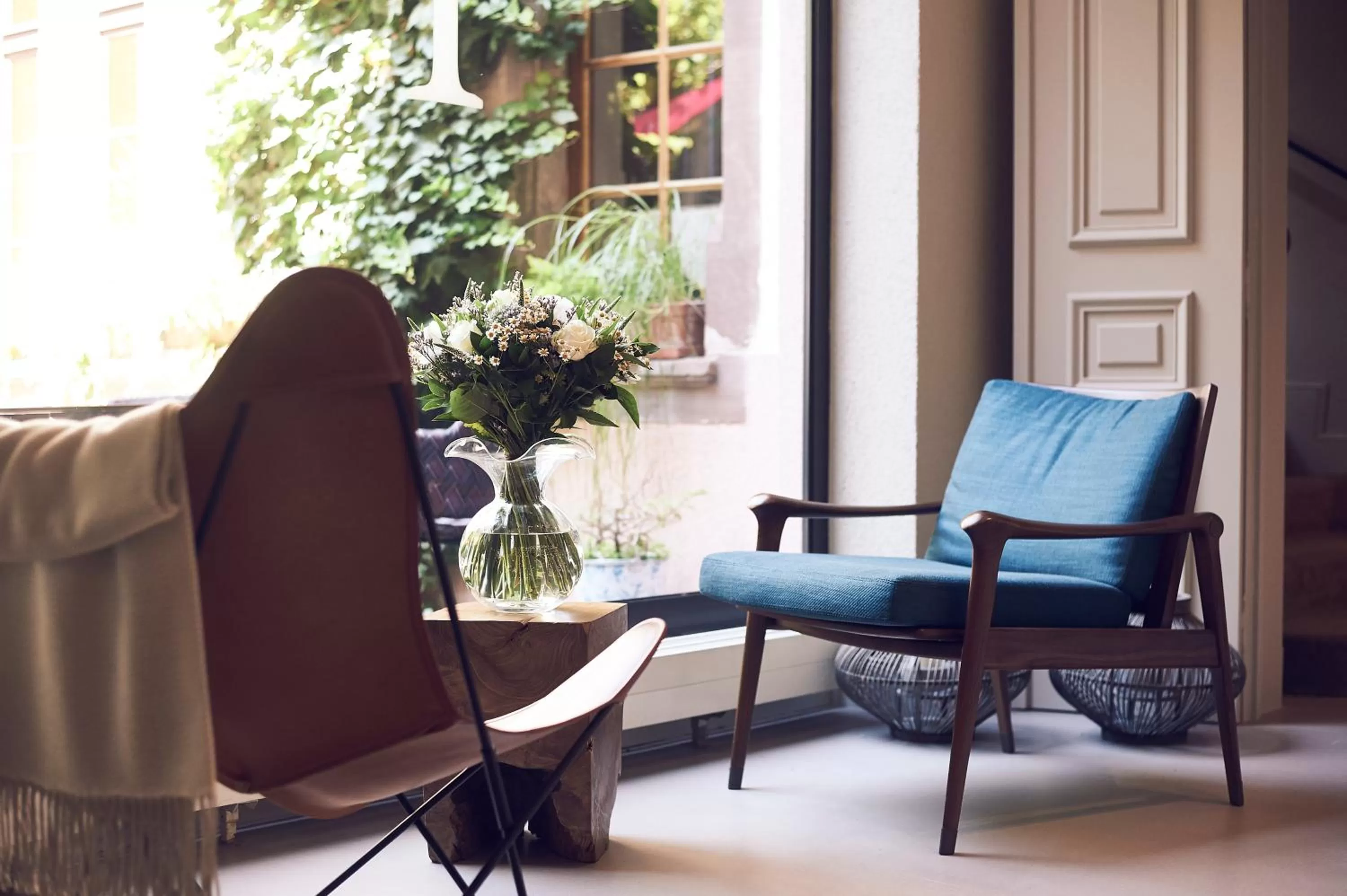 Lobby or reception in Relais & Châteaux La Maison Des Têtes