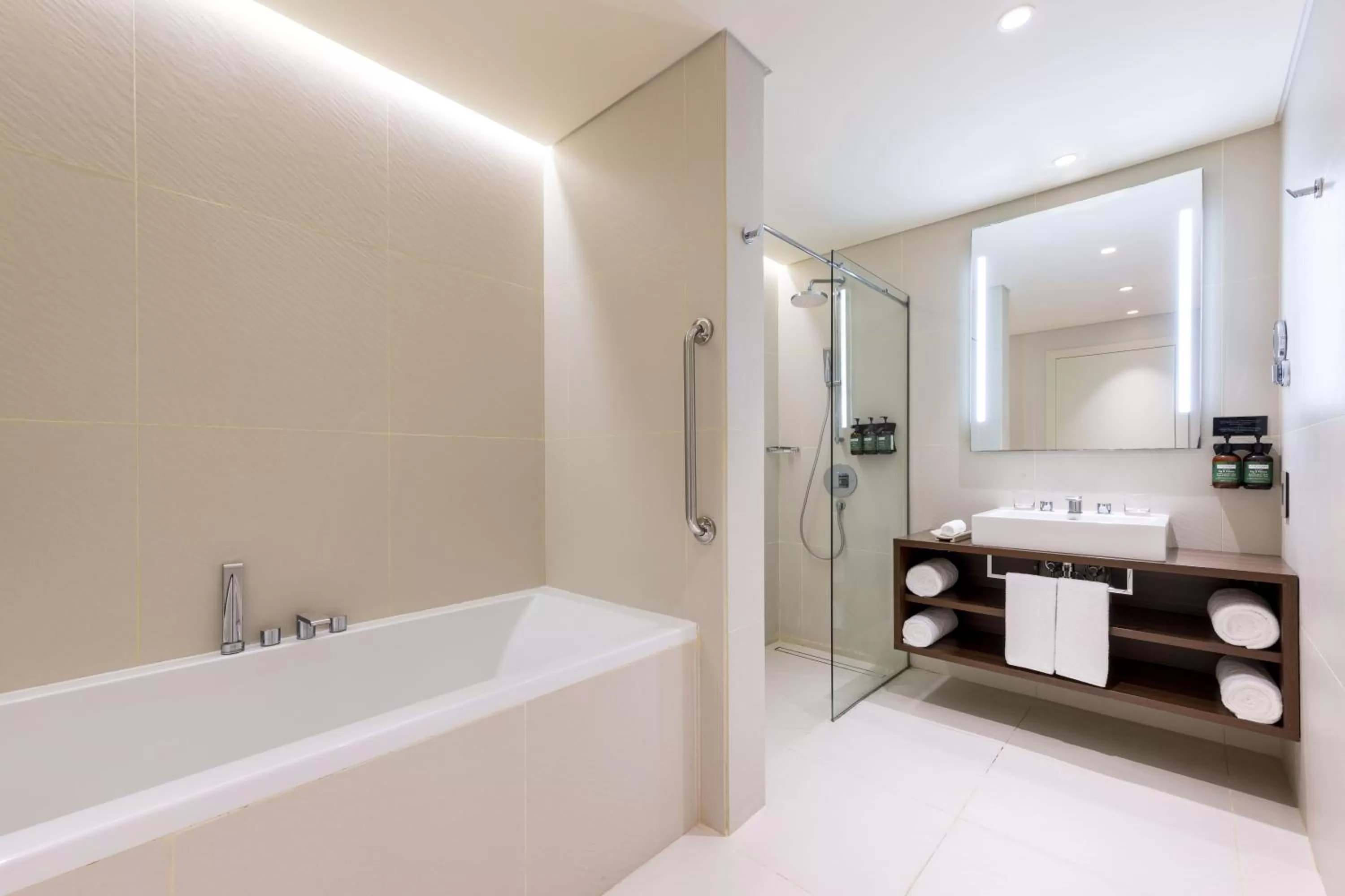 Bathroom in voco Doha West Bay Suites by IHG