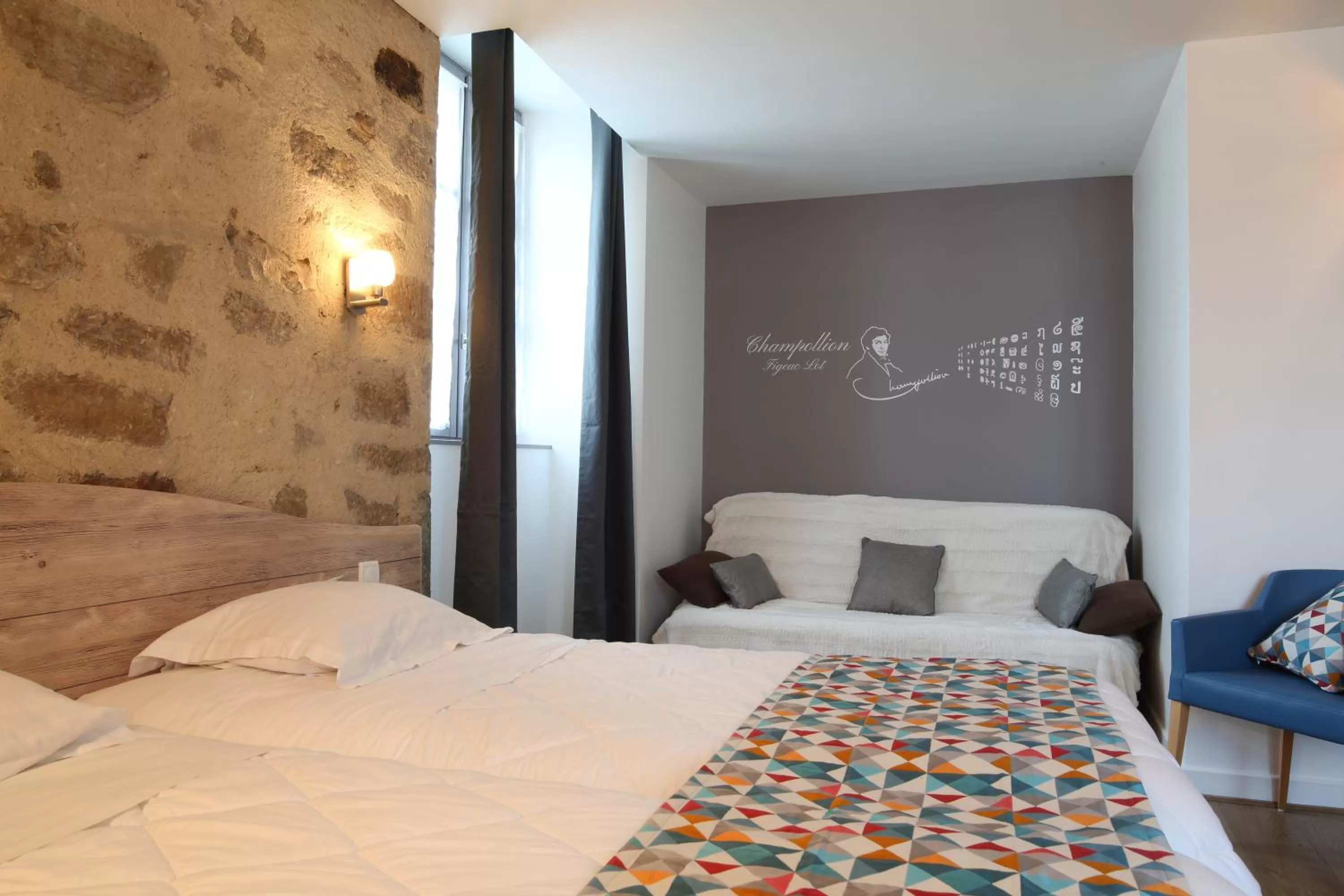 Bedroom, Bed in Best Western Le Pont d'Or