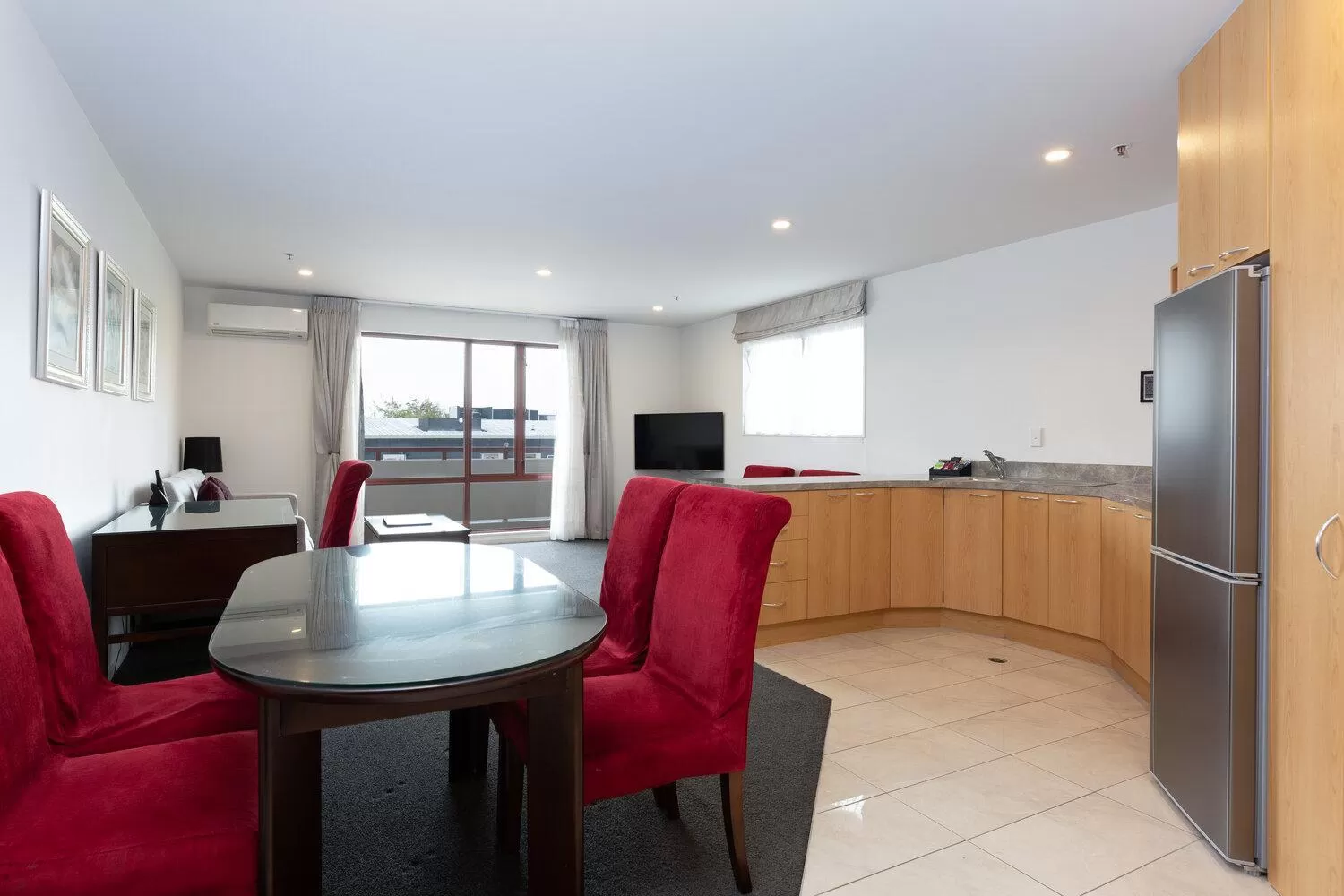 Kitchen or kitchenette in Fino Hotel & Suites