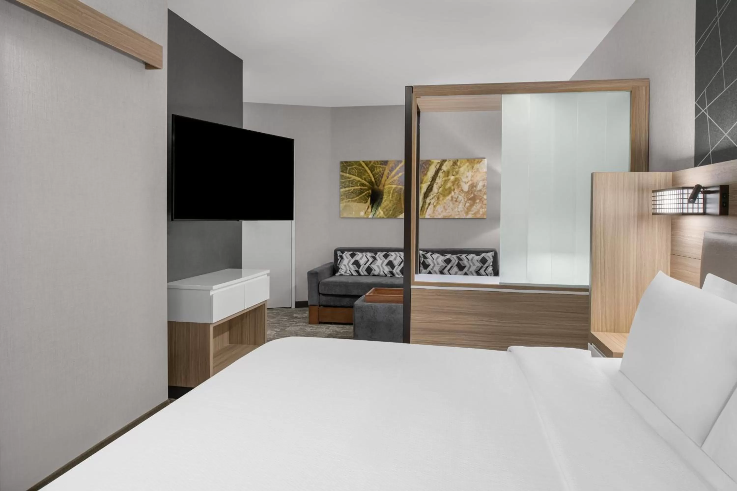 Bedroom, Bed in SpringHill Suites by Marriott Riverside Redlands