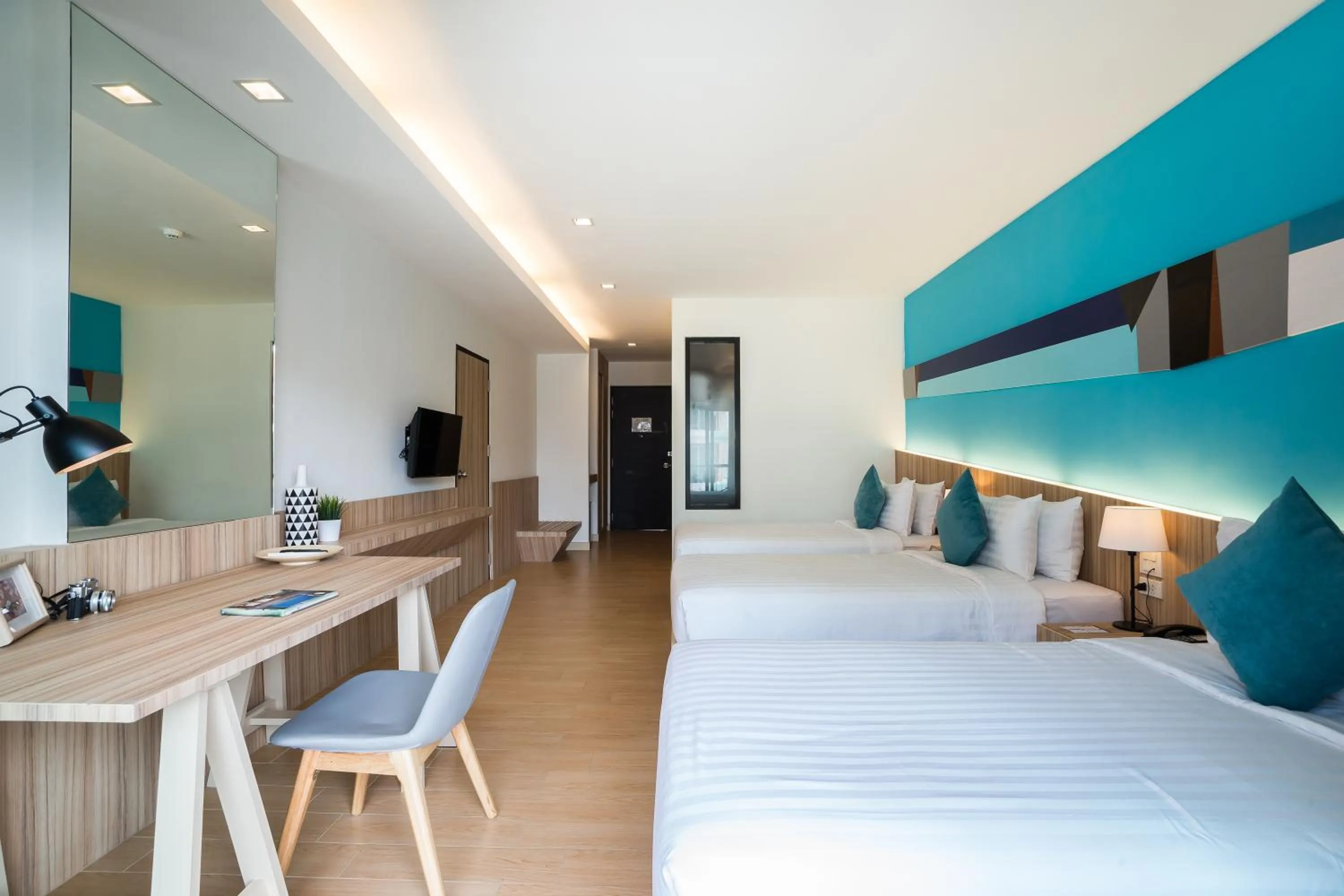 Photo of the whole room, Bed in J Inspired Hotel Pattaya