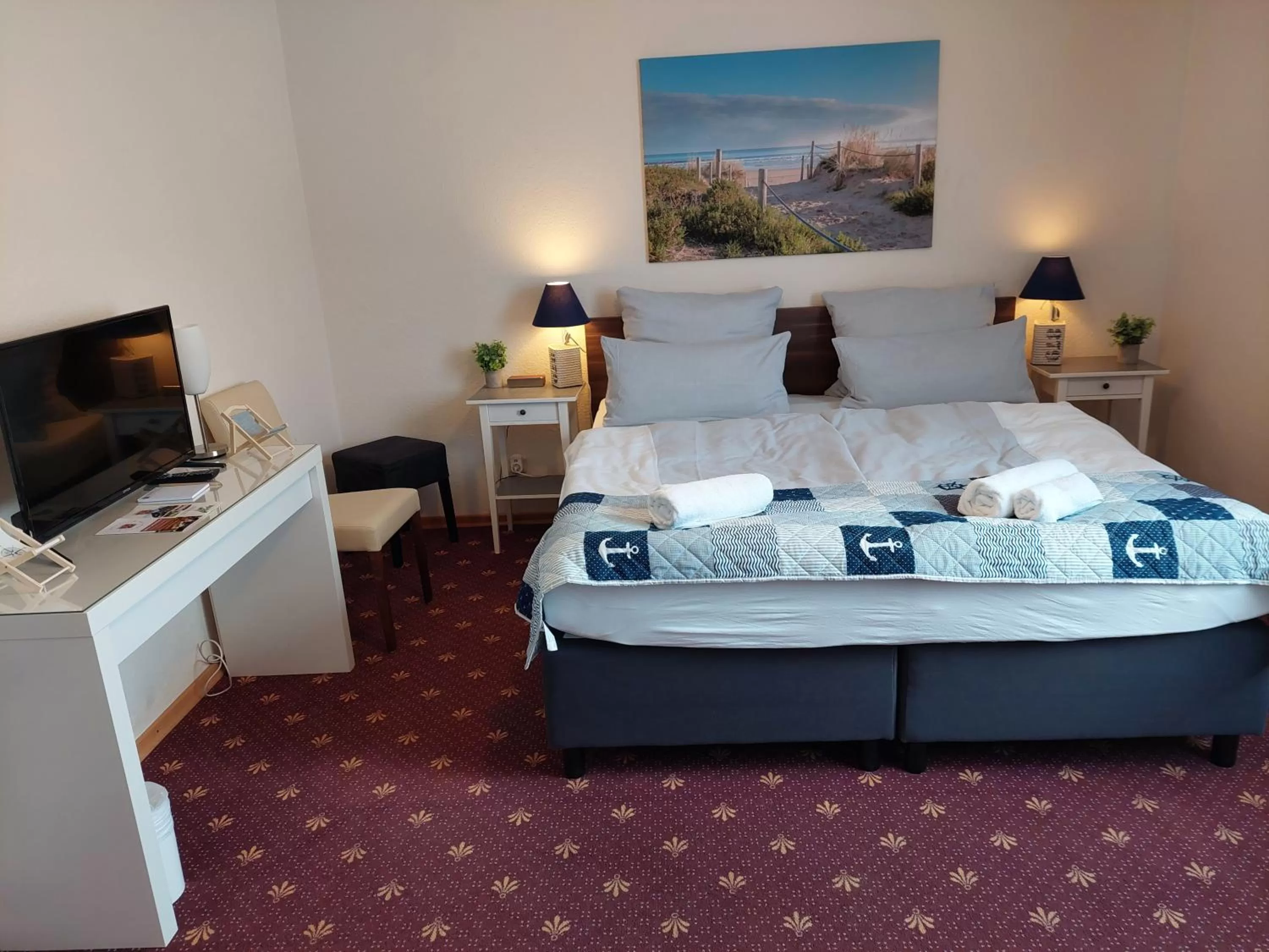 Bed in Hotel Rosmarin