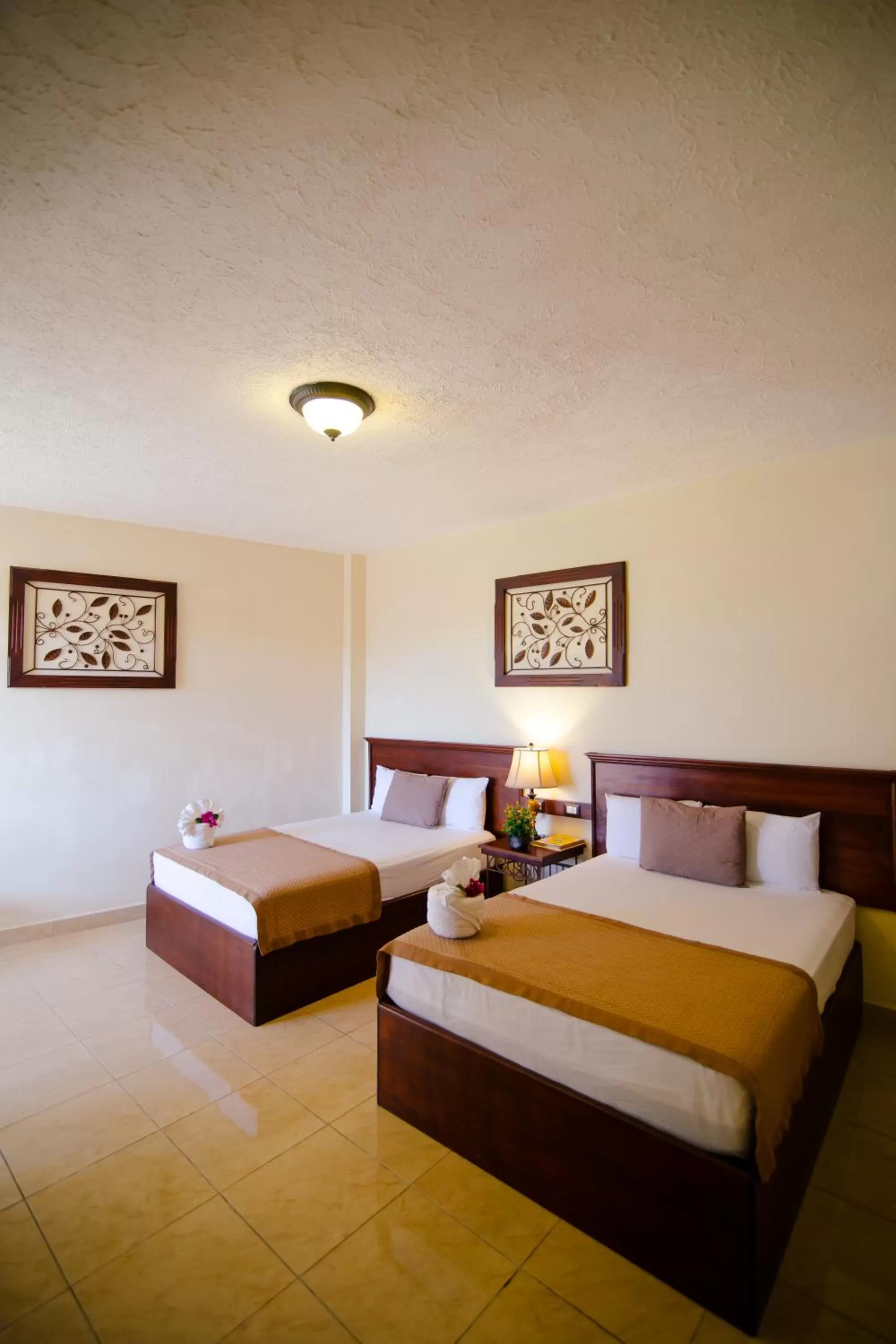 Bed in Hotel Quinta Maya