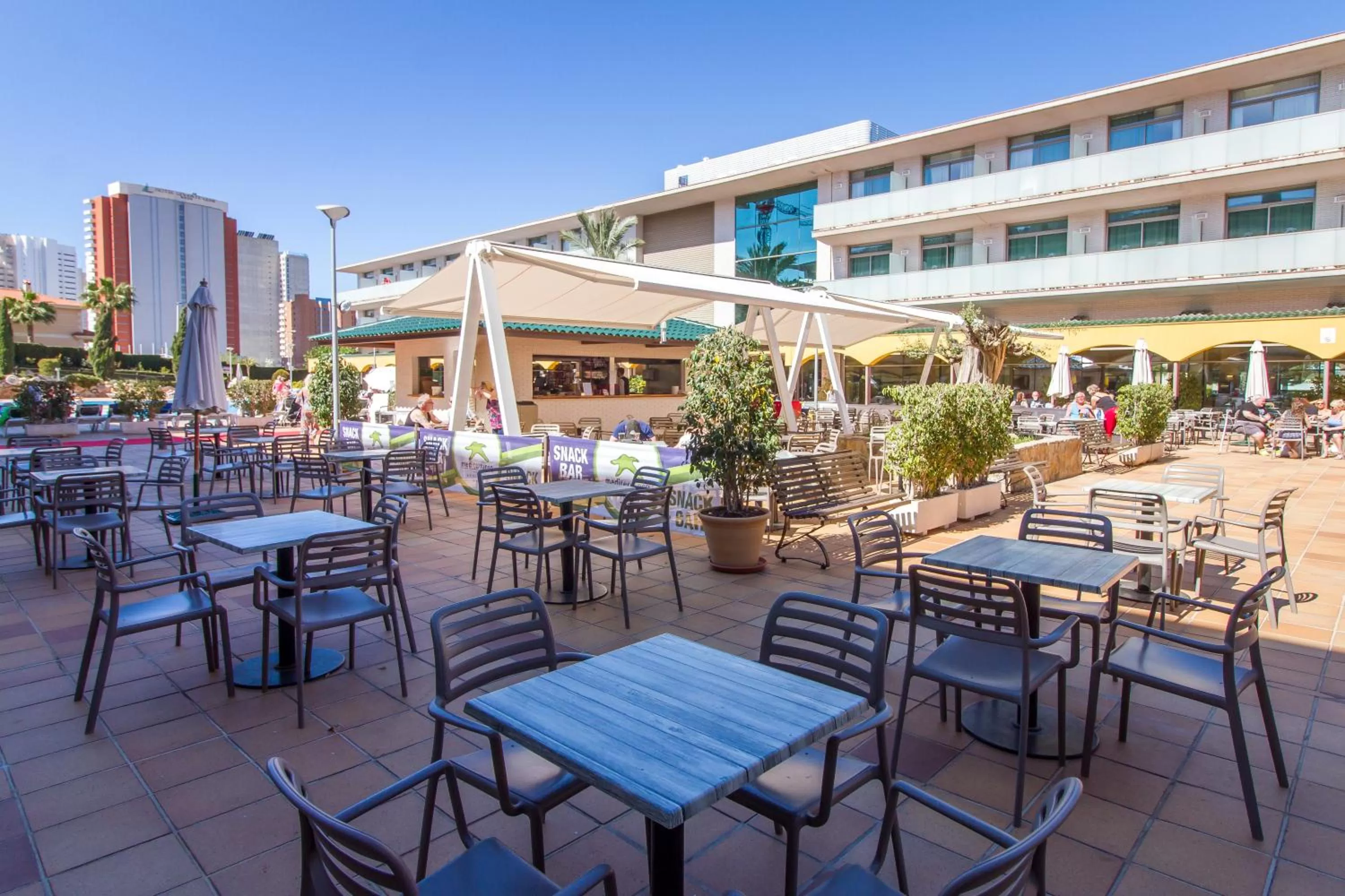 Lounge or bar in Hotel Mediterraneo