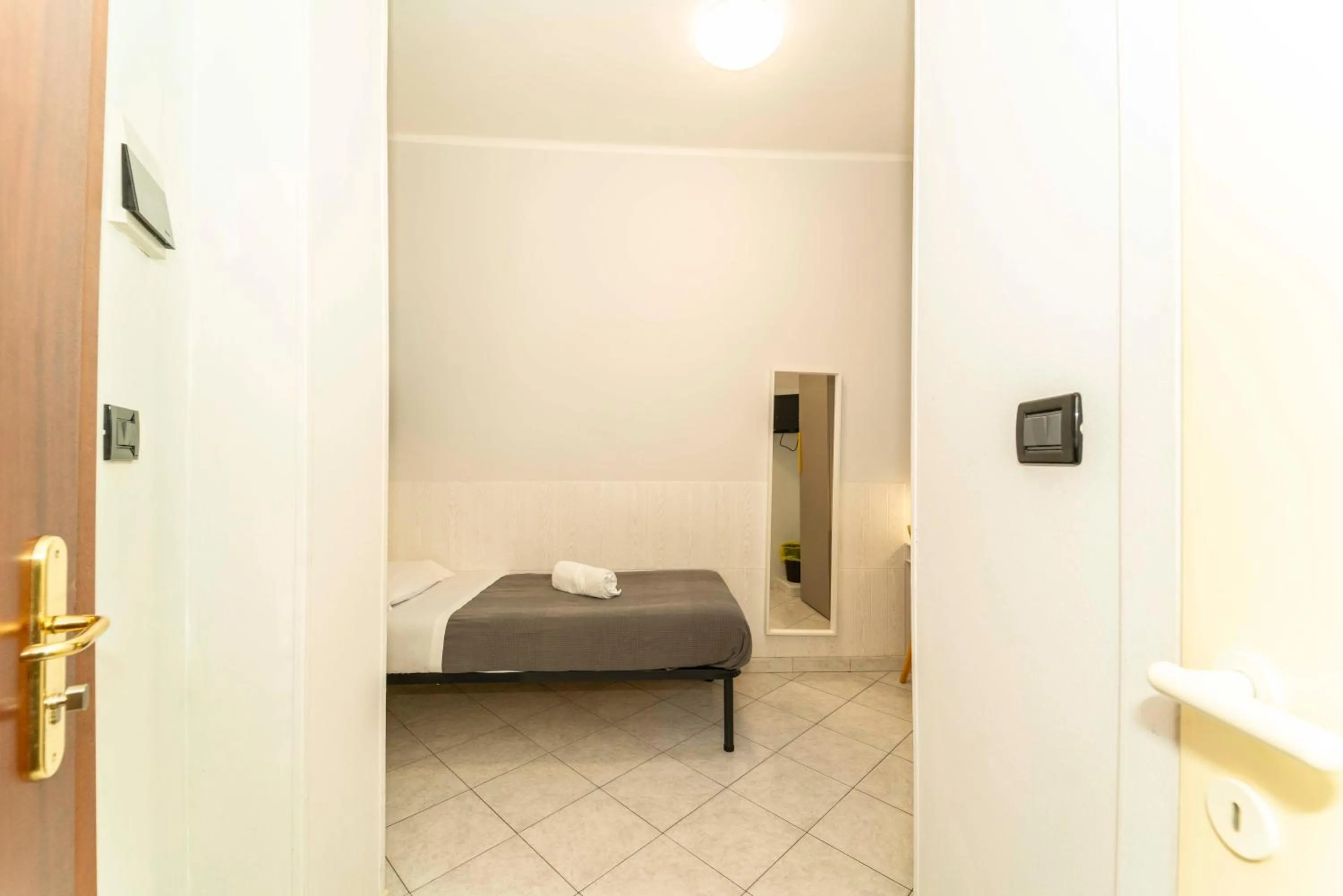 Bed in Hotel Cristallo Torino