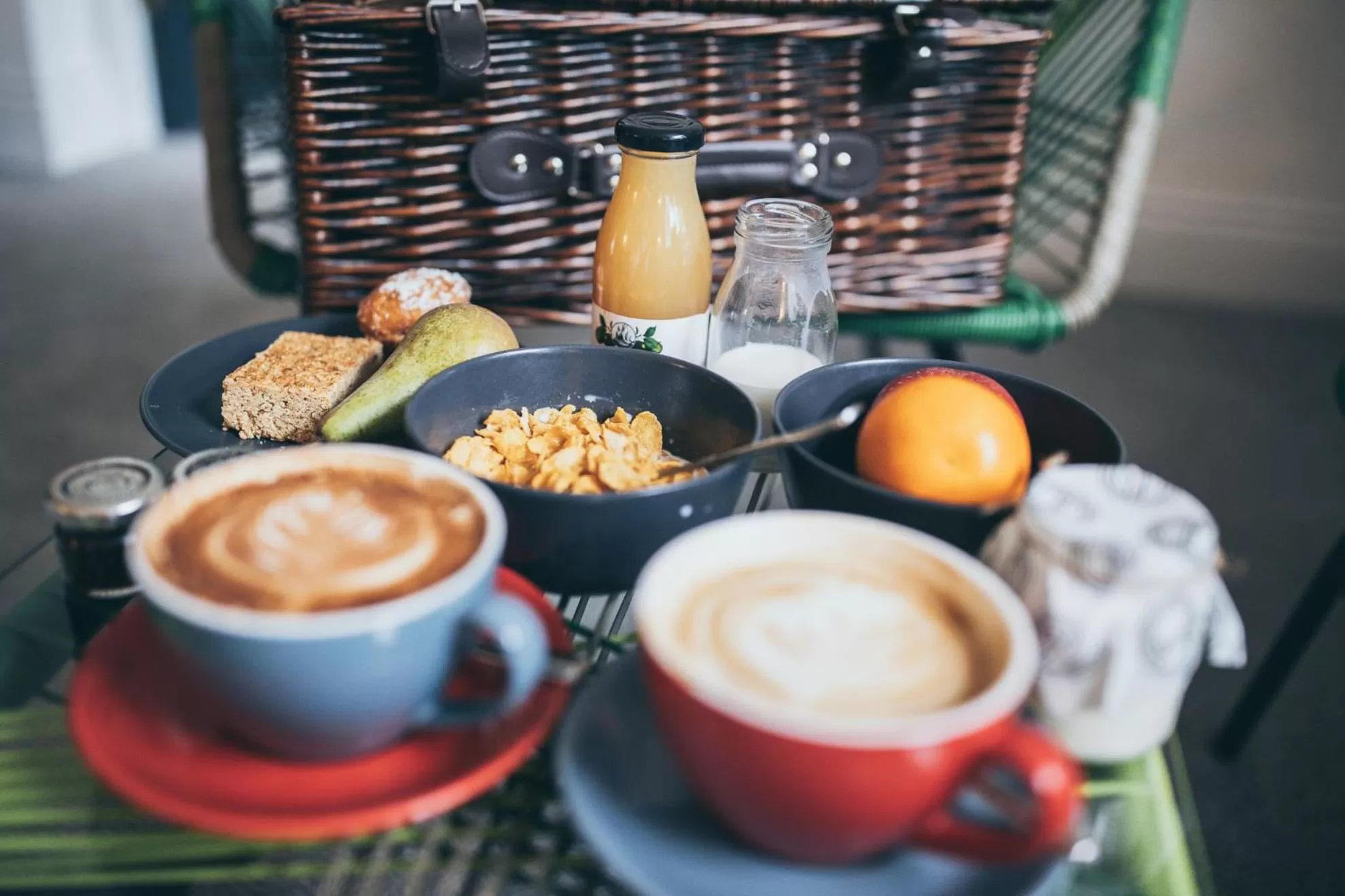 Food and drinks in Caffeine&Machine