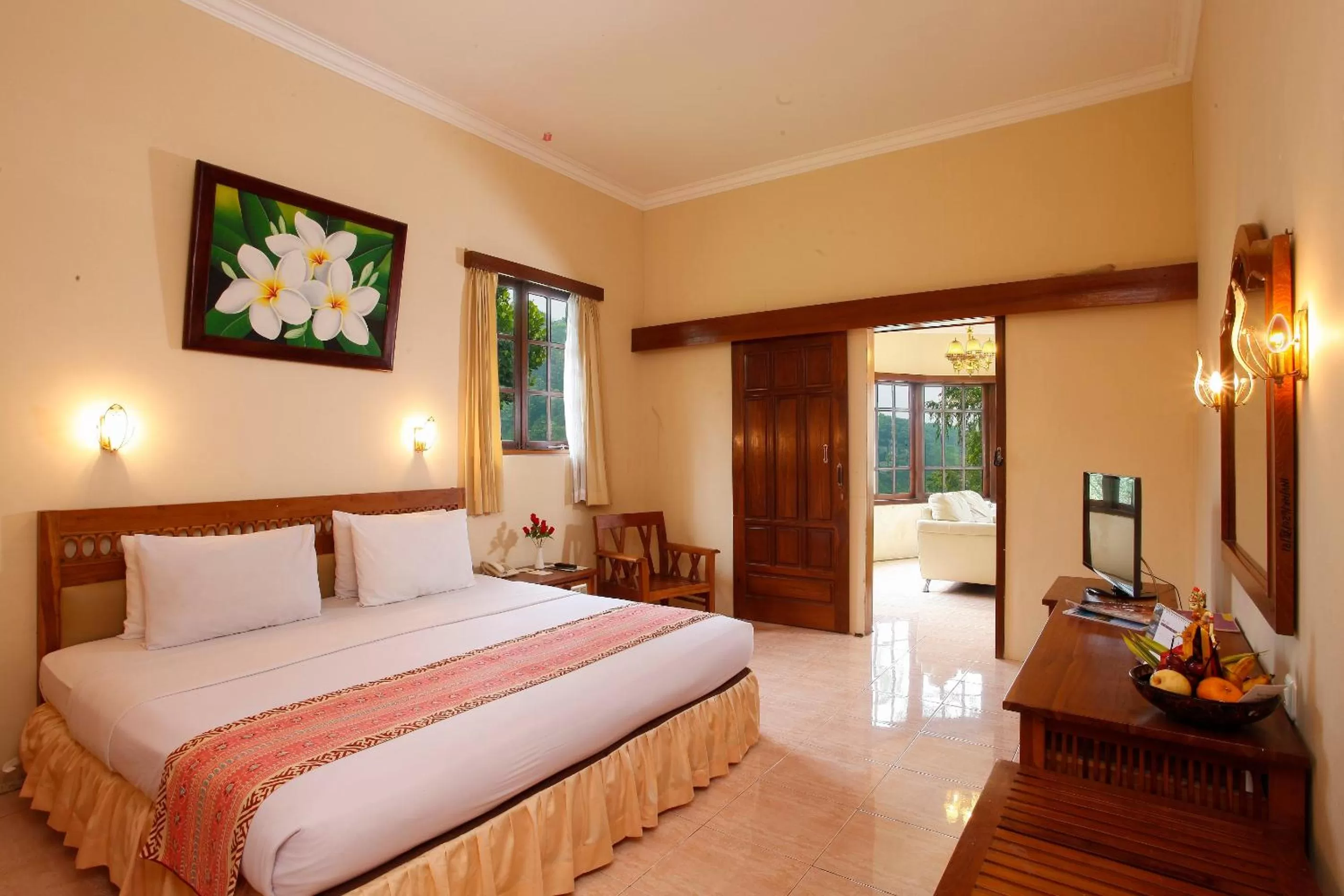 Photo of the whole room, Bed in Inna Tretes Hotel & Resort