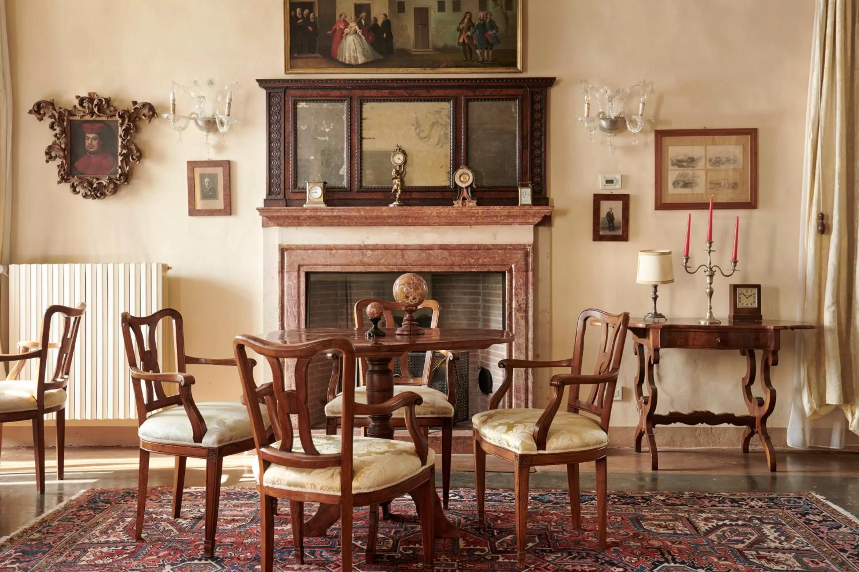 Communal lounge/ TV room, Restaurant/Places to Eat in Villa Stecchini