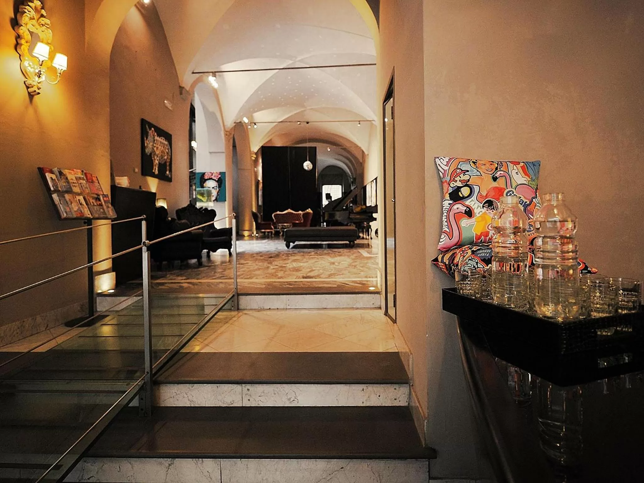 Lobby or reception in Borghese Palace Art Hotel