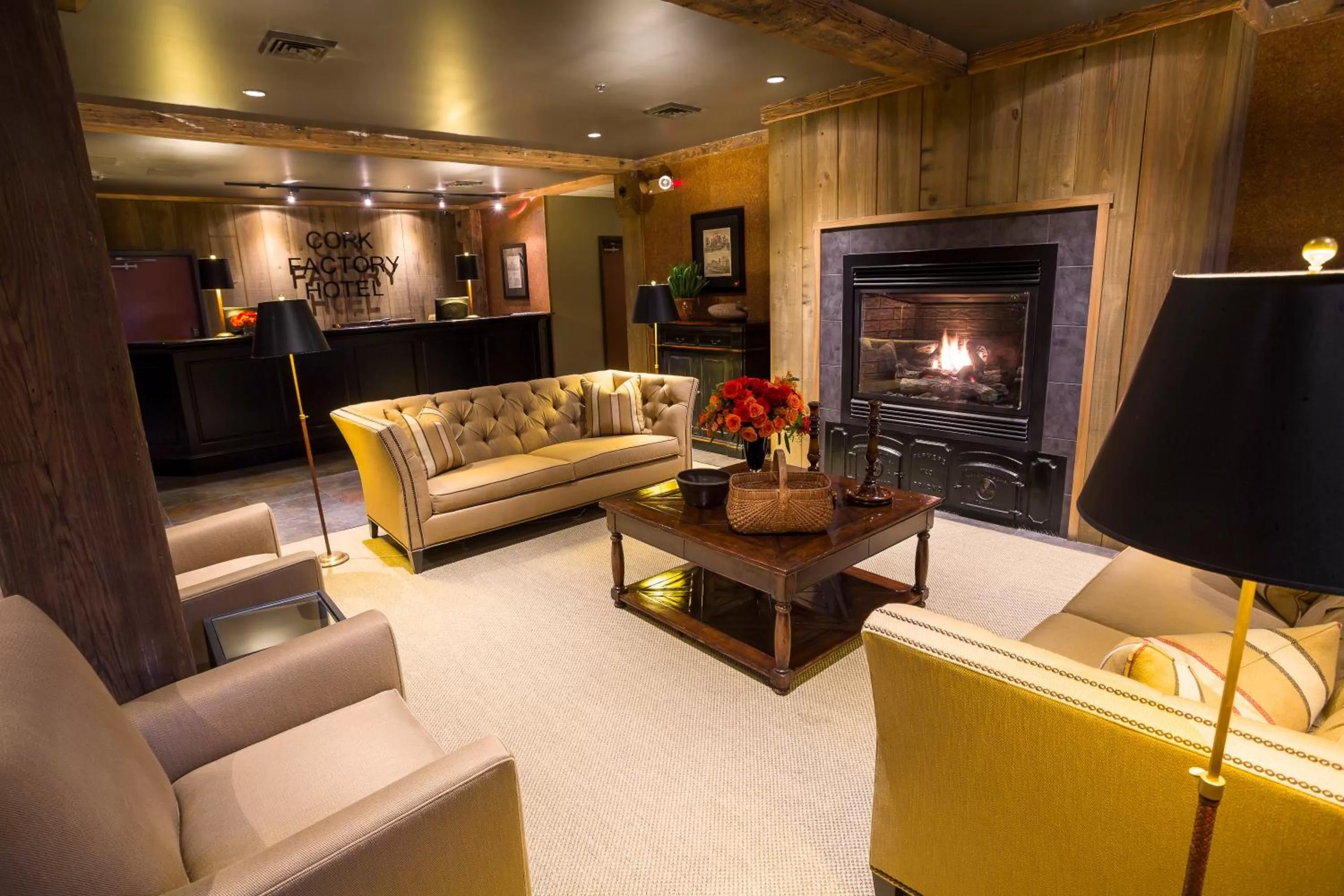 Lobby or reception in Cork Factory Hotel