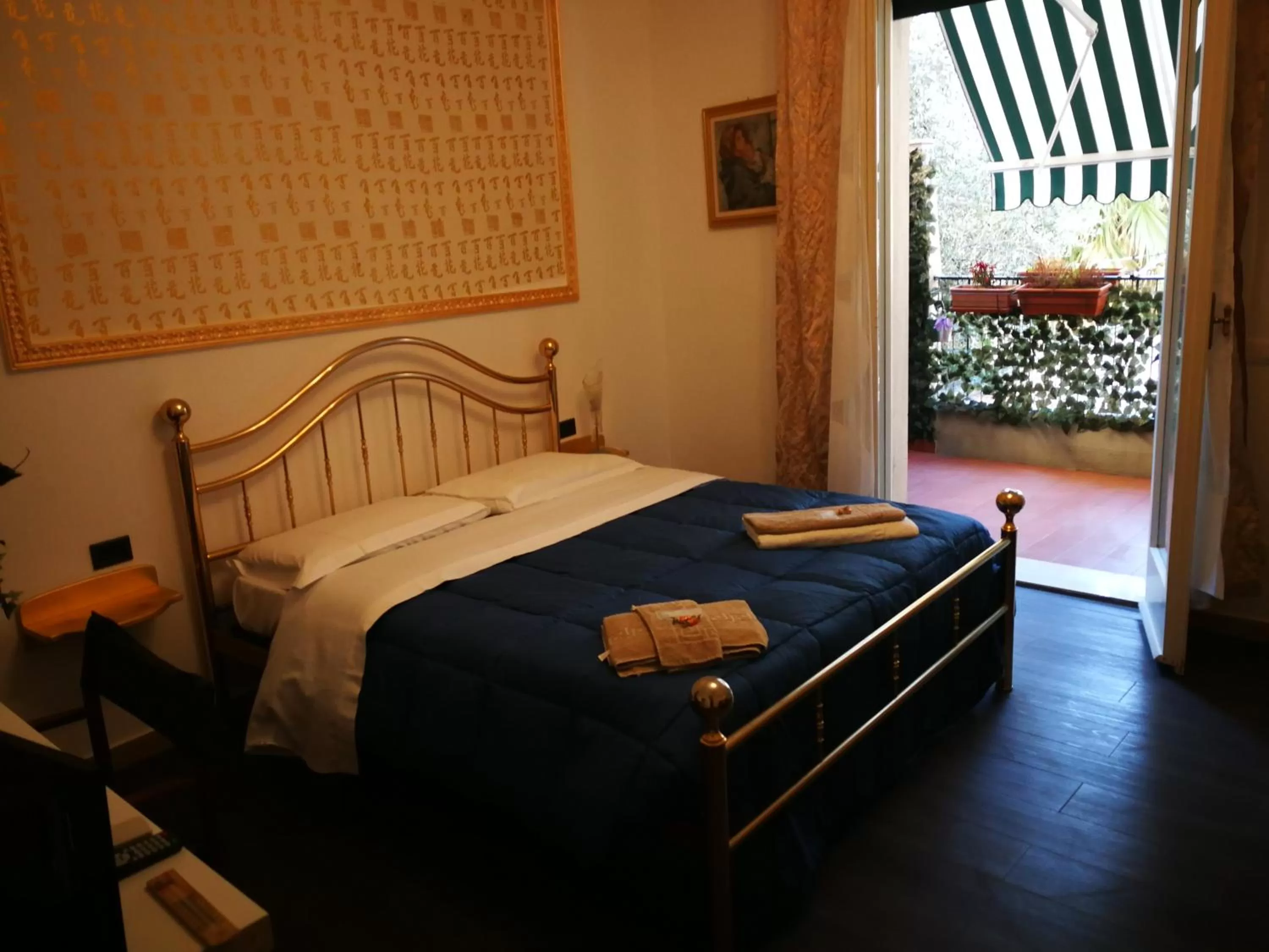 Balcony/Terrace, Bed in B&B BARBERA