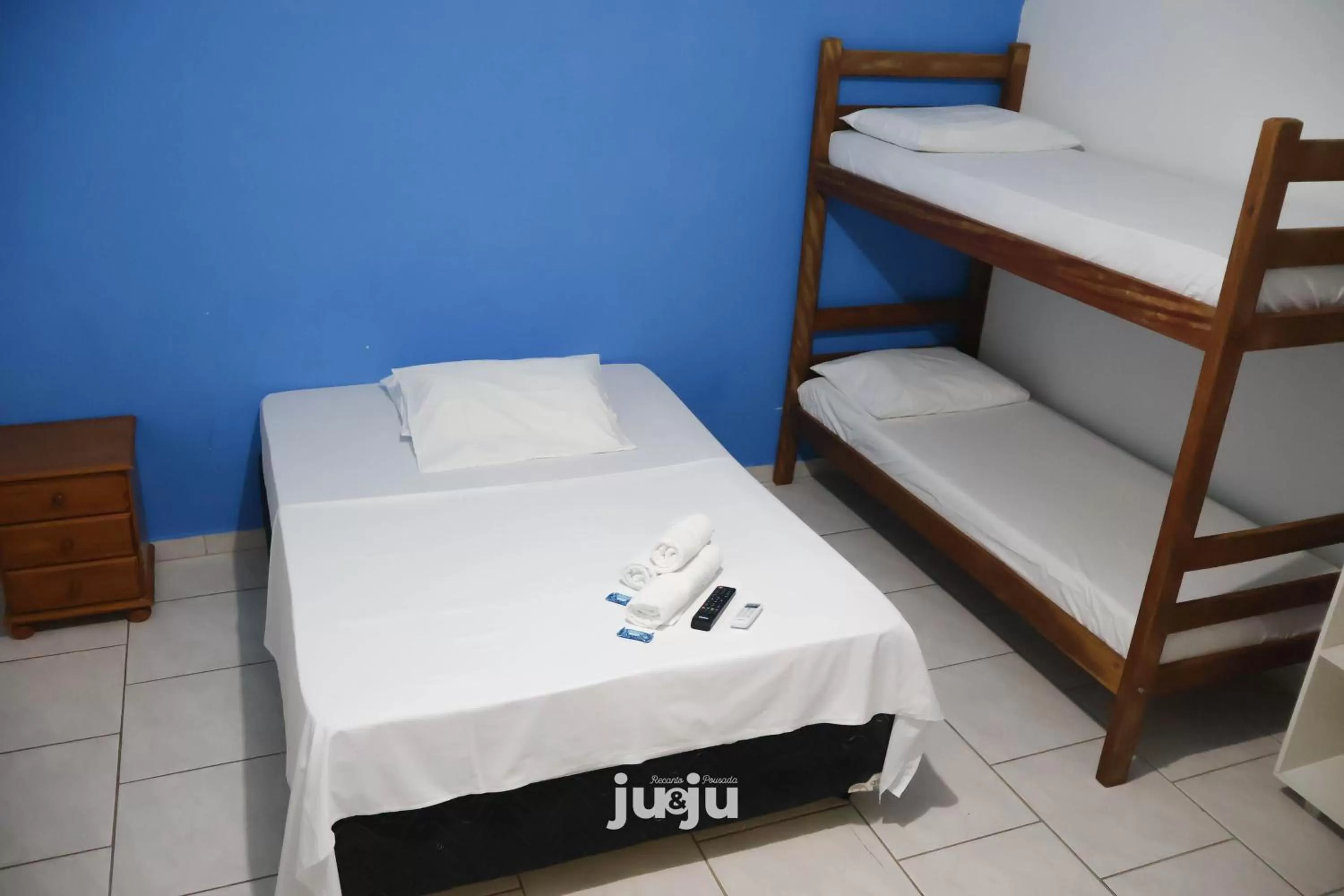 Bed in Pousada Ju&Ju à 400 mts DA PRAIA