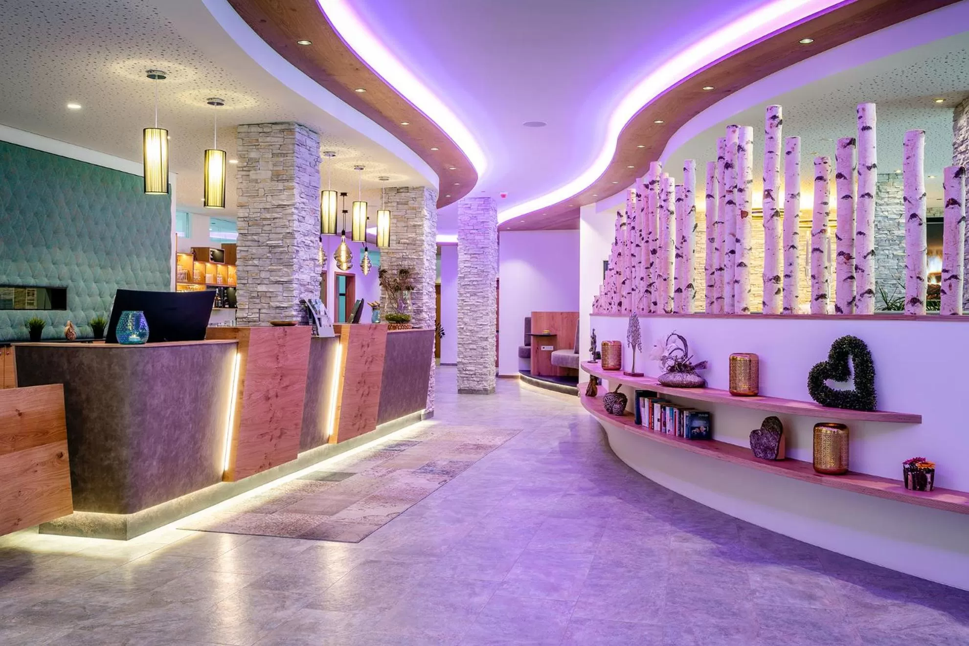 Lobby or reception in AVALON Hotel Bad Reichenhall