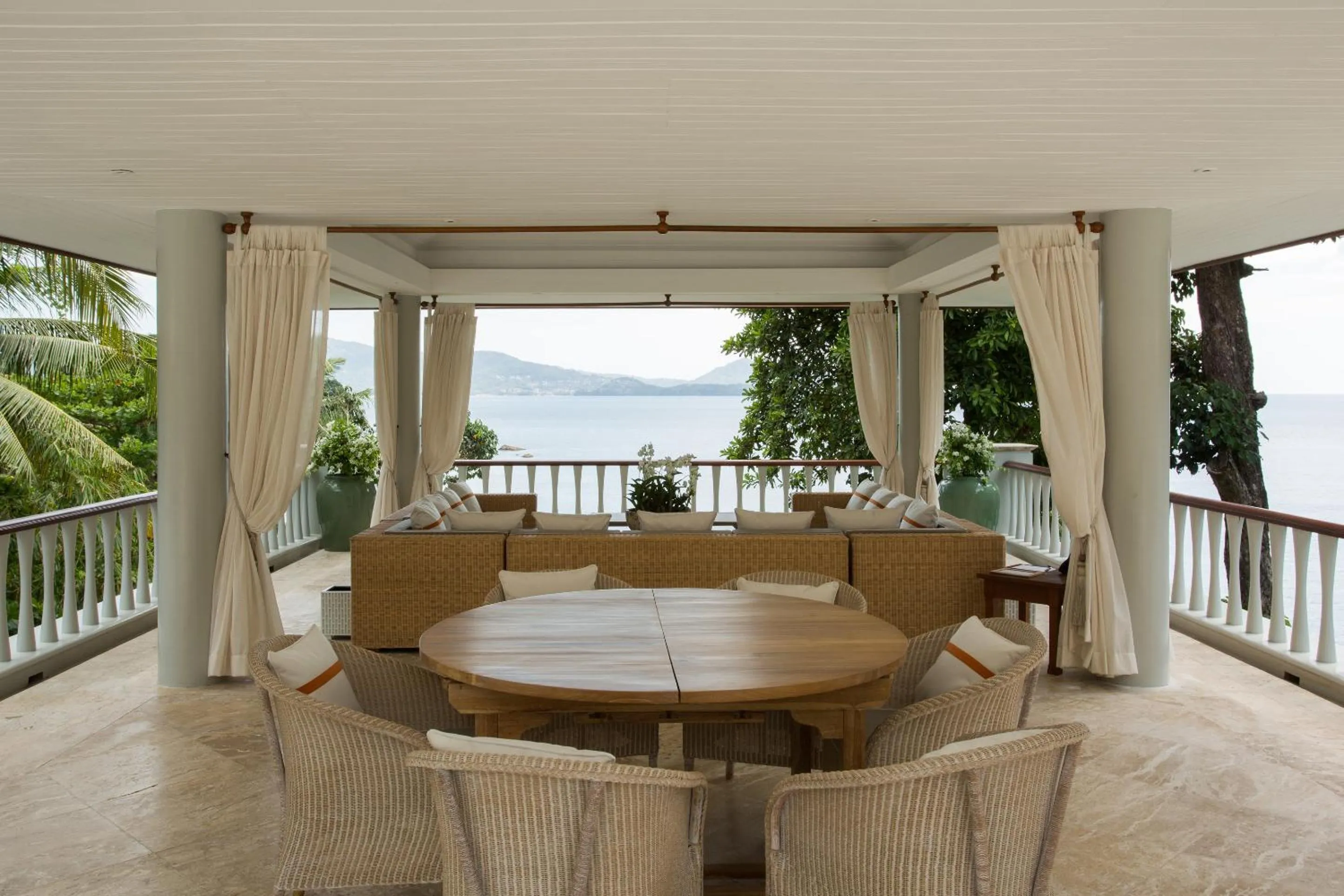 Seating area in Trisara Villas & Residences Phuket