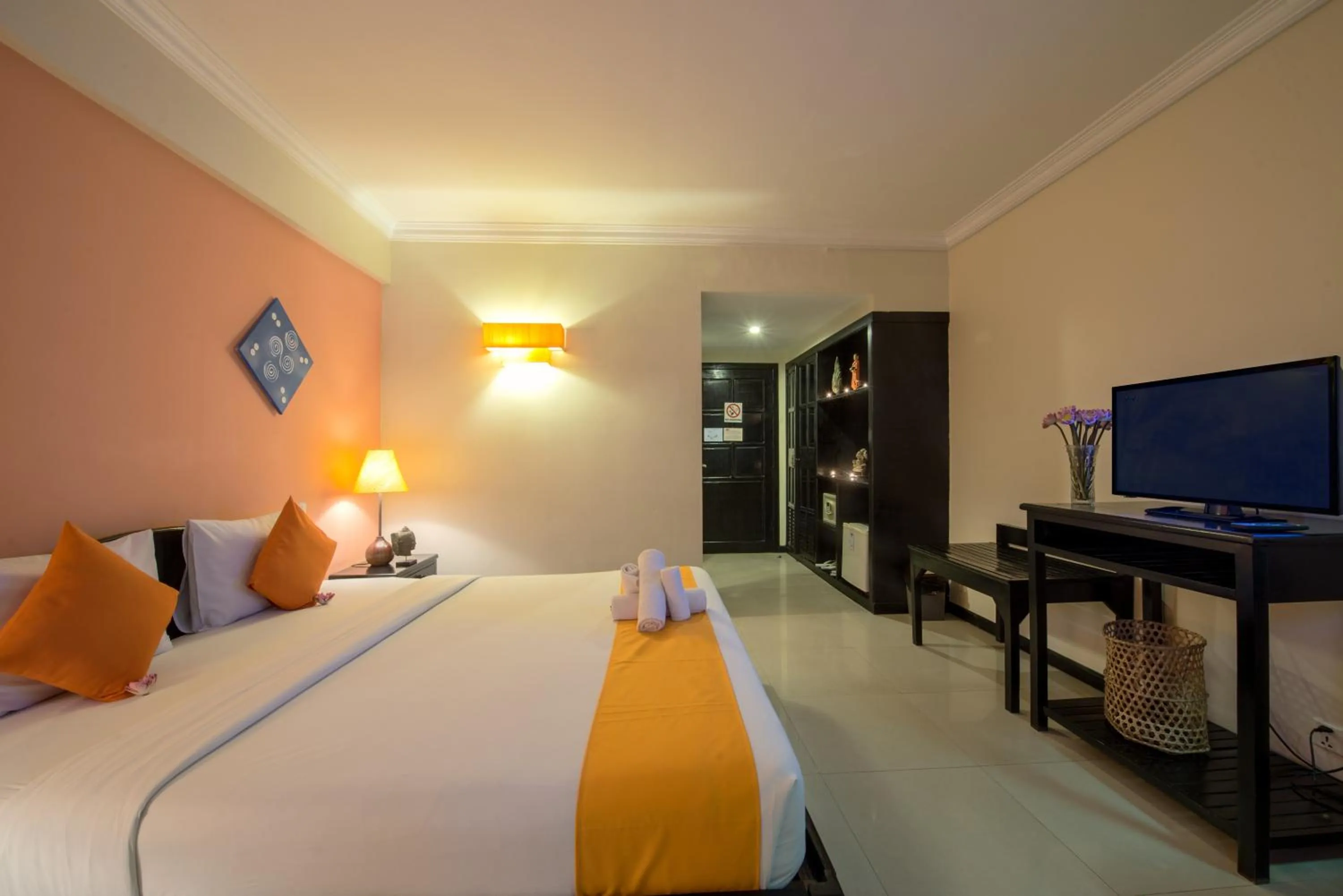 Photo of the whole room, Bed in Angkor Panoramic Boutique Hotel