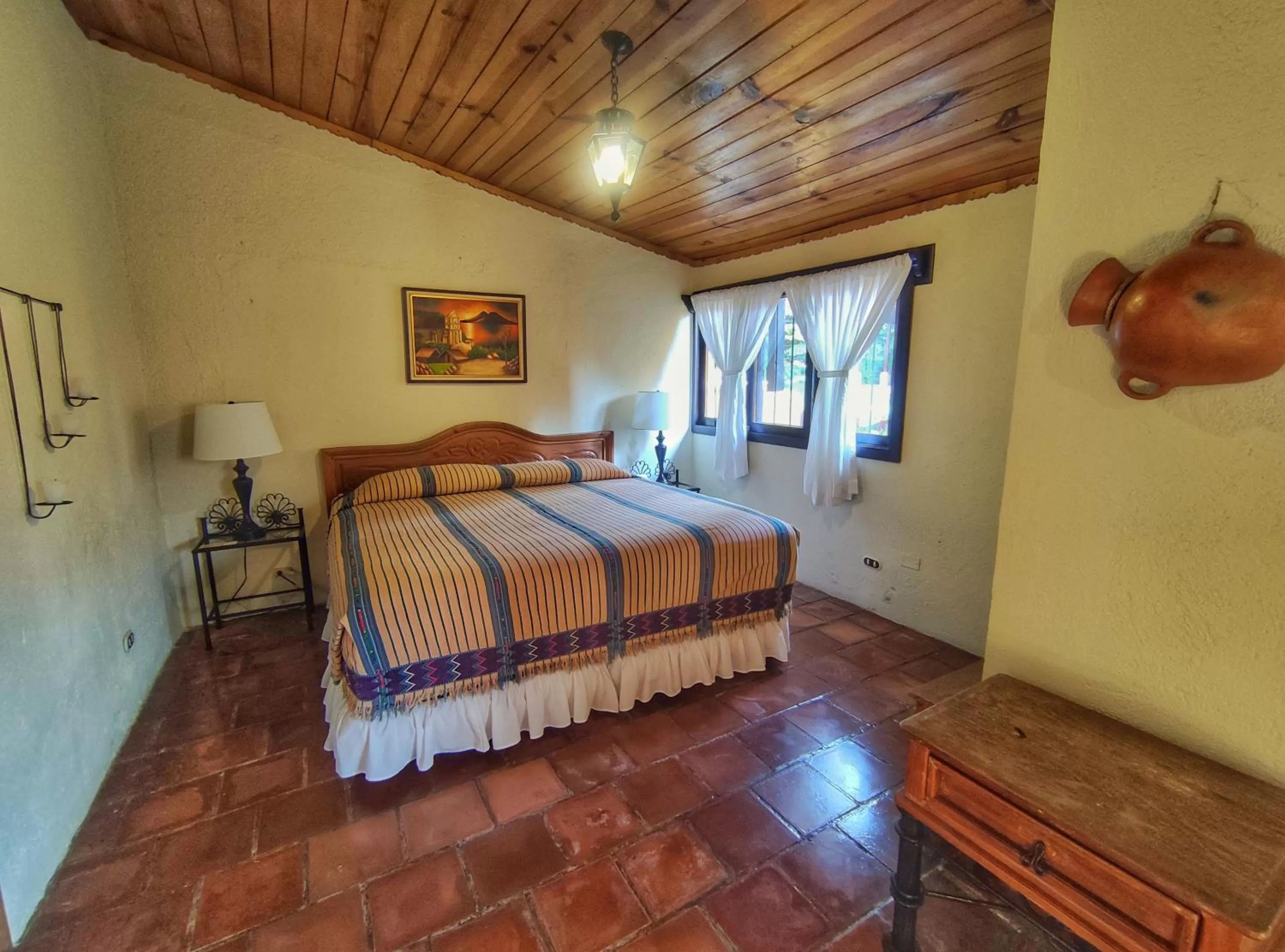 Bed in Hotel Toliman