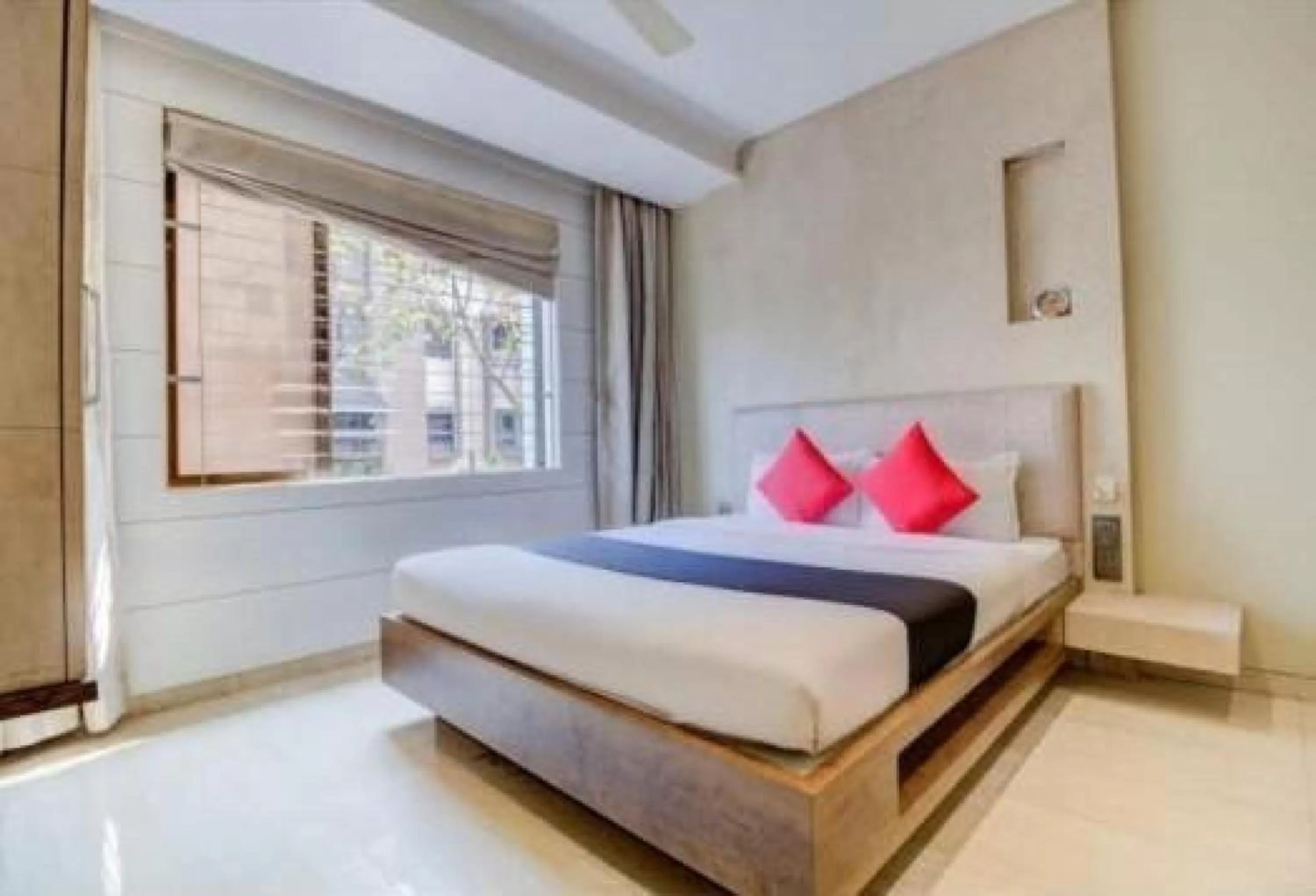 Bed in HOTEL PRATIKSHA RESIDENCY