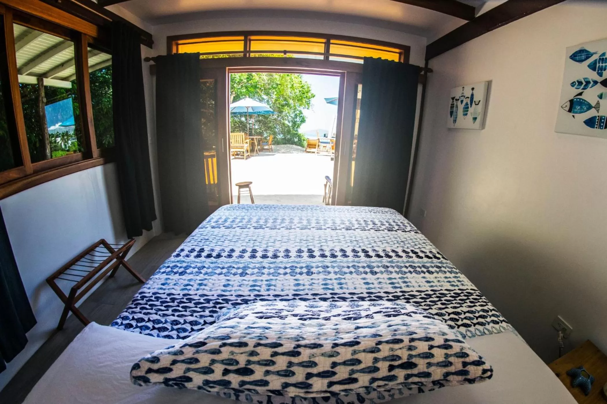 Bed in The Isabela Beach House