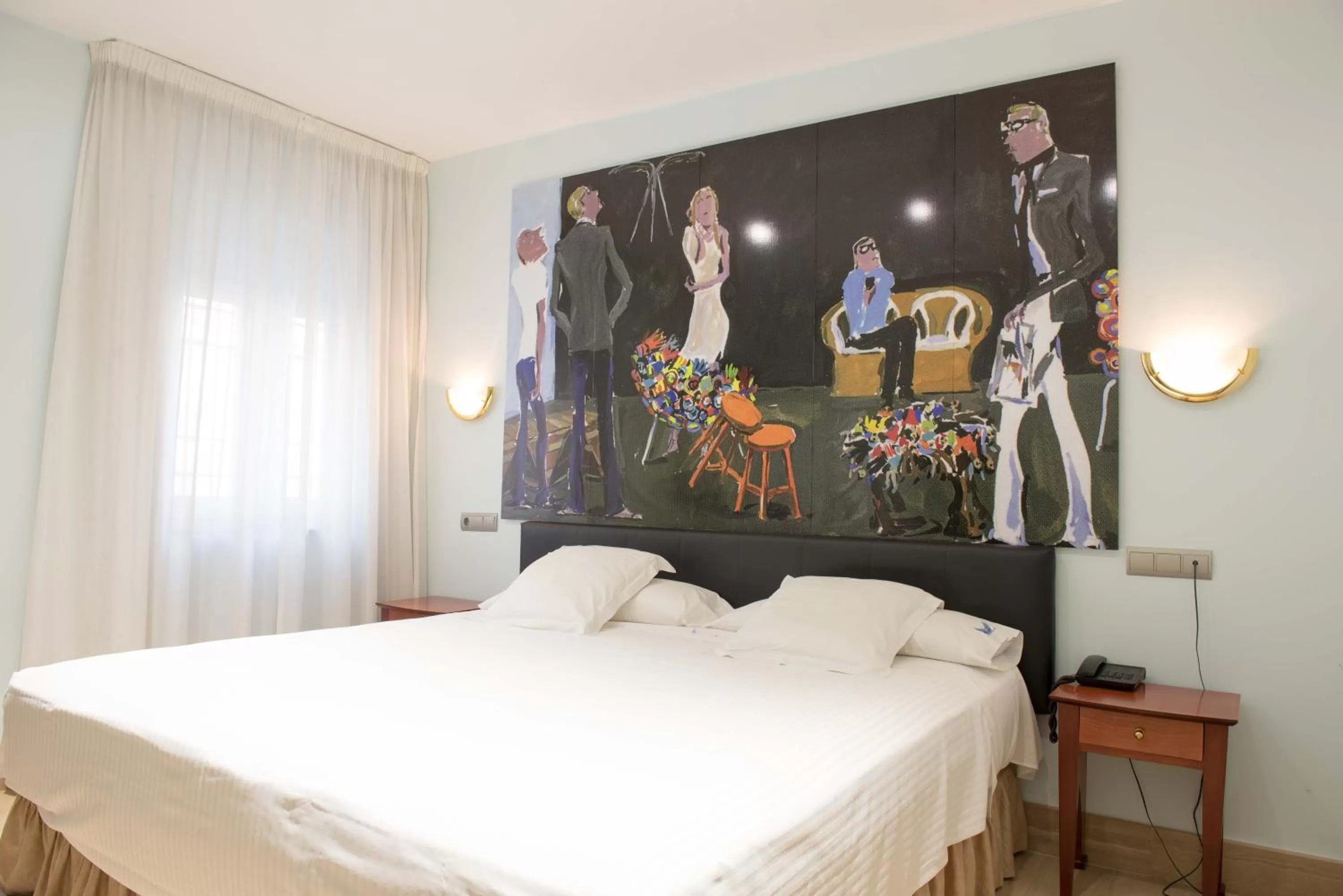 Bed in Hotel Los Angeles Granada