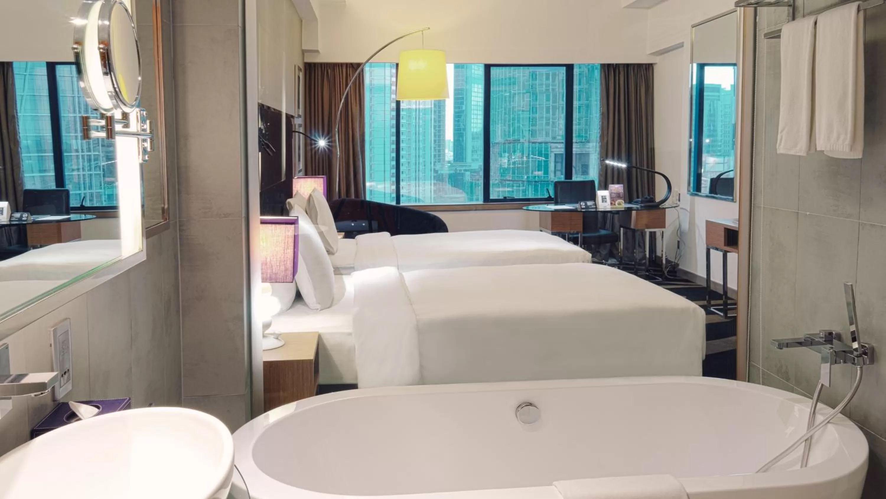 Bathroom in Wyndham Grand Bangsar Kuala Lumpur