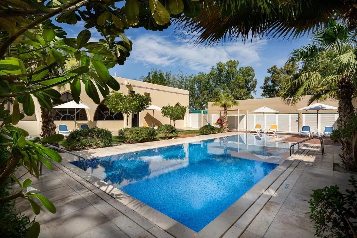 Pool view in Metropolitan Al Mafraq Hotel