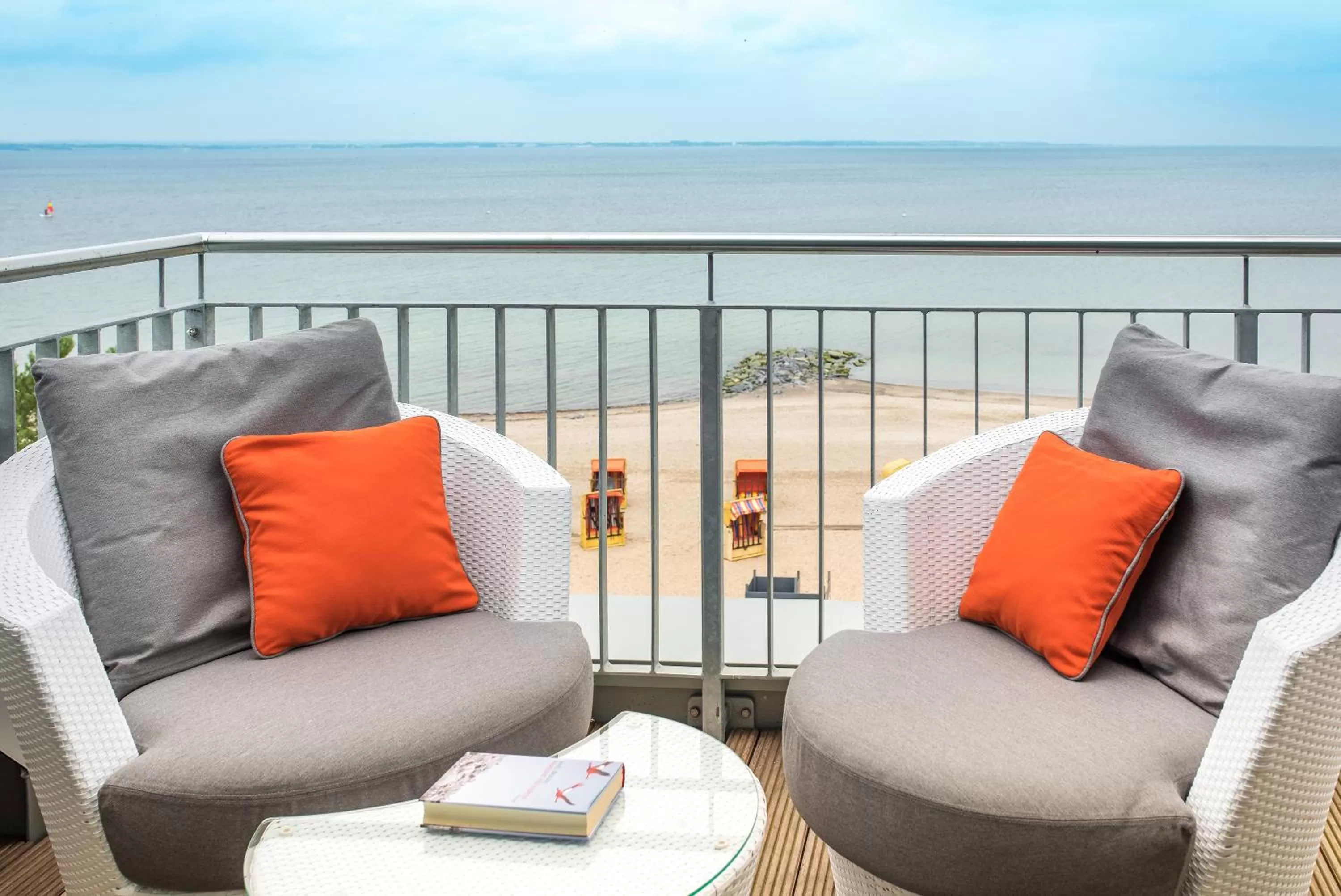 Balcony/Terrace in Strandhotel Luv