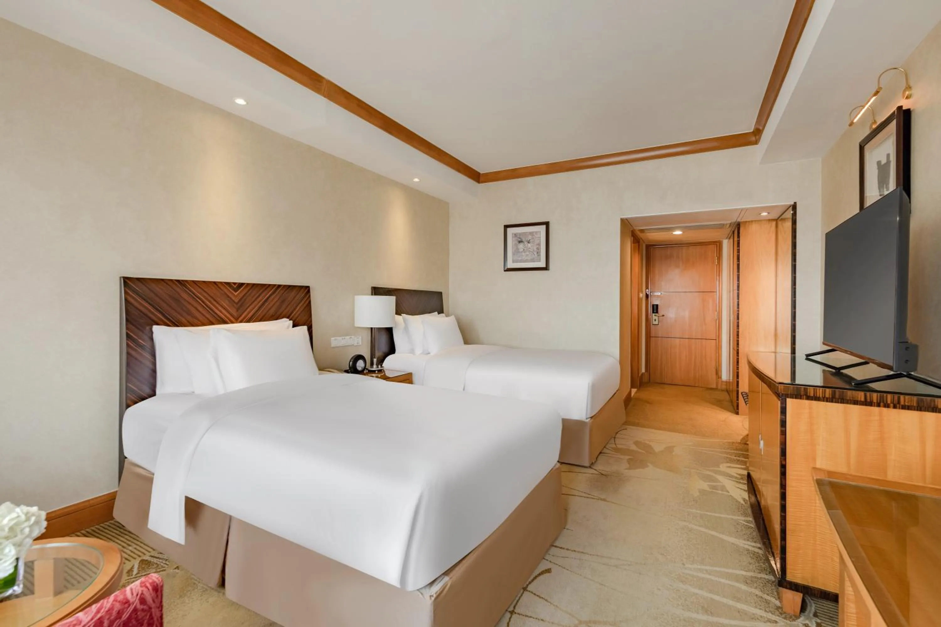 Bed in Radisson Collection Hotel, Yangtze Shanghai