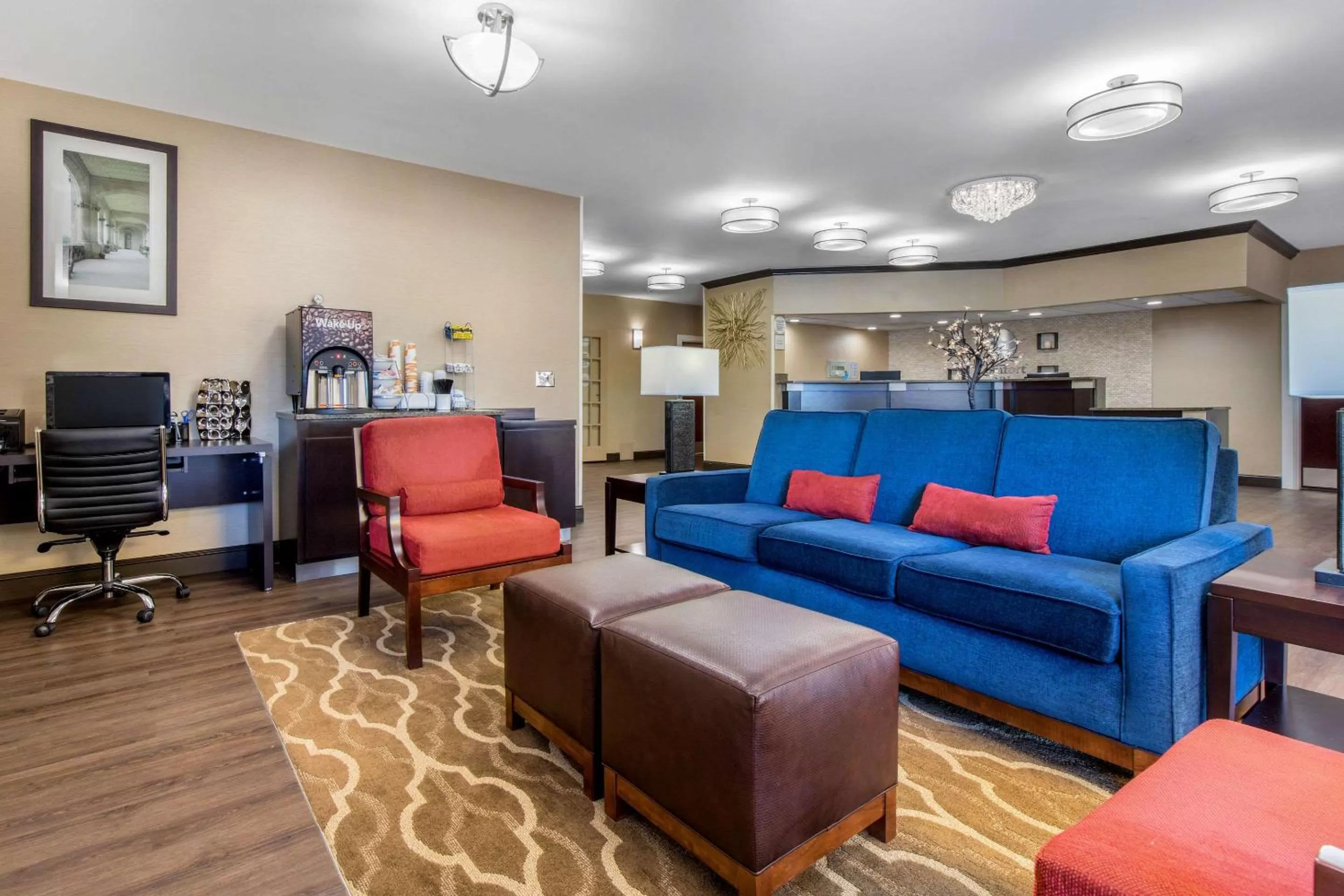 Lobby or reception in Comfort Inn Shelby