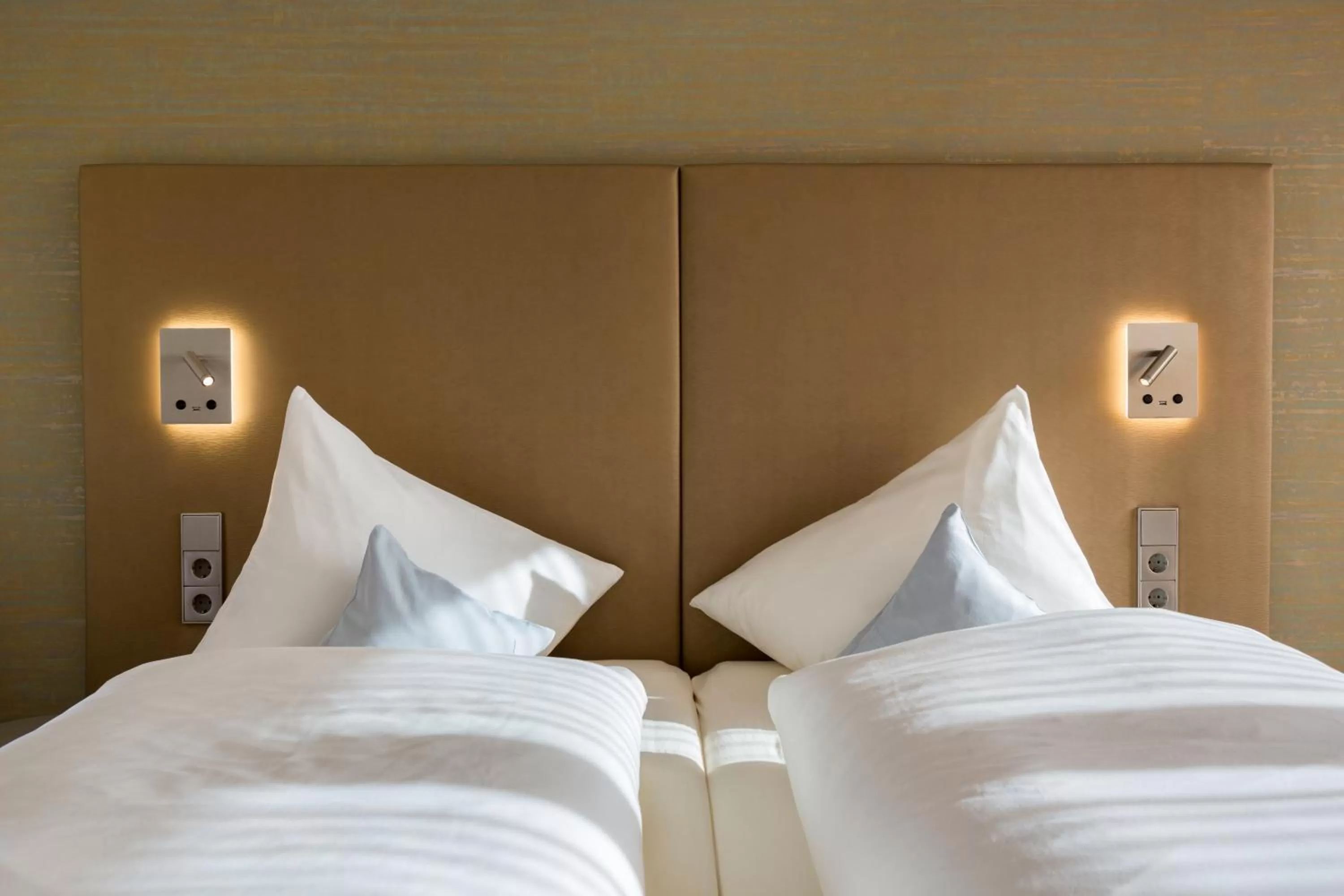 Bed in Hotel Knoblauch