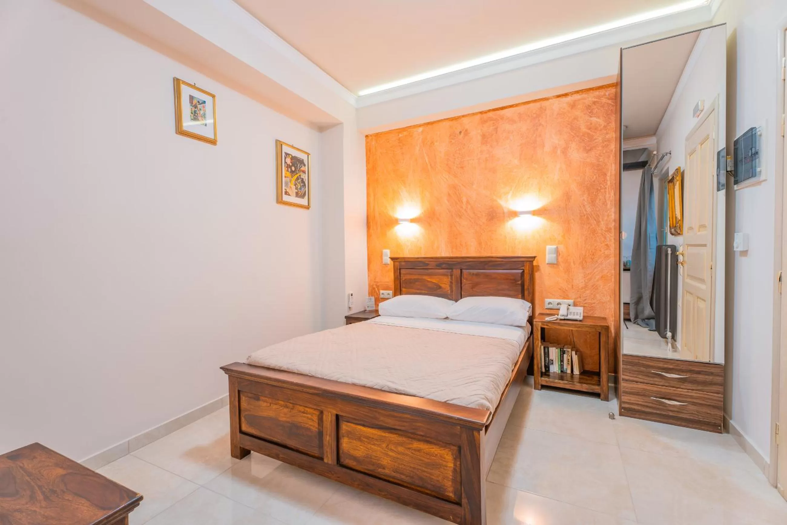 Bed in The Stone Manor , Noho boutique hotel Thissio