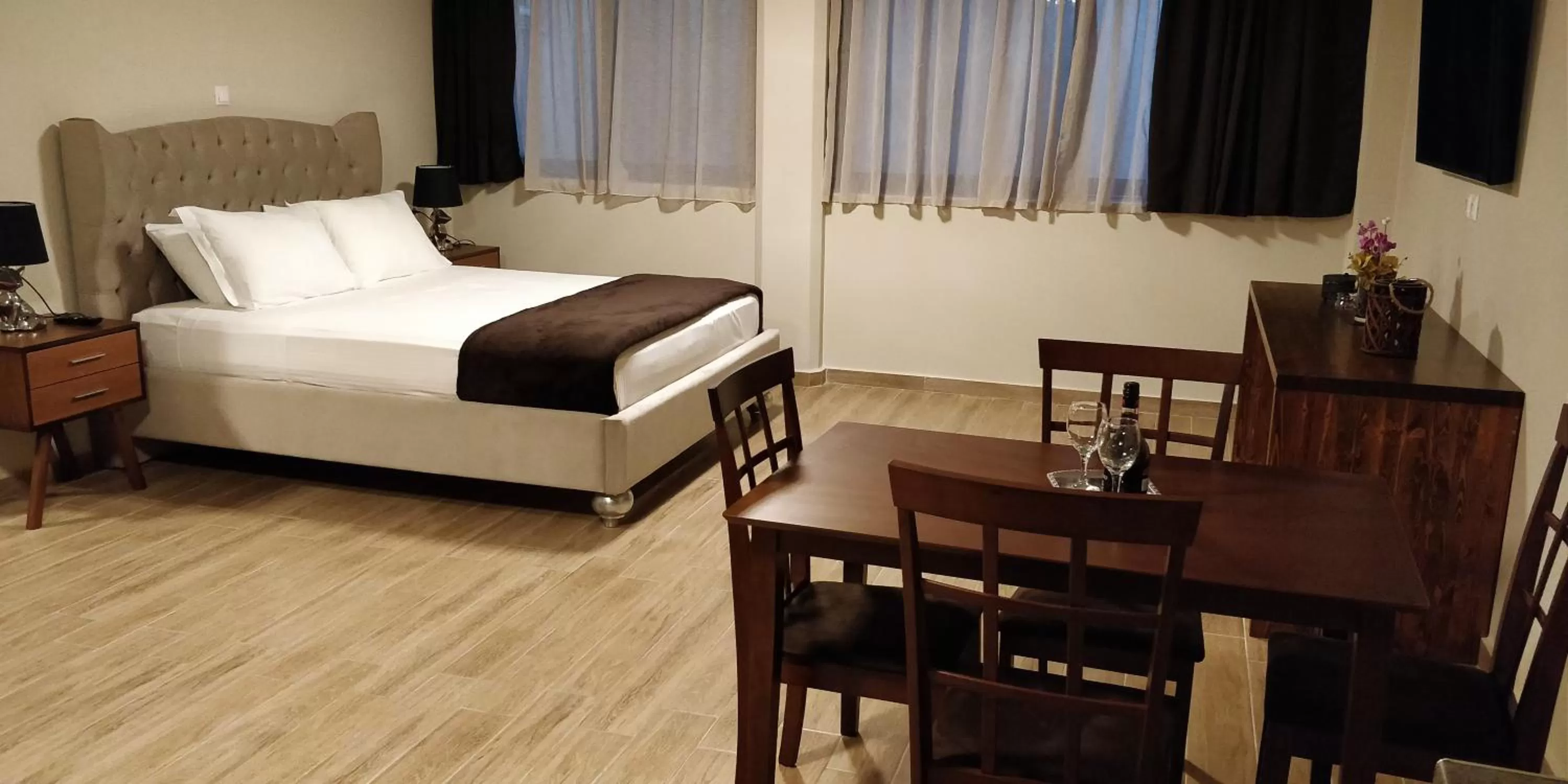 Bed in Pallada Athens boutique rooms & apartments