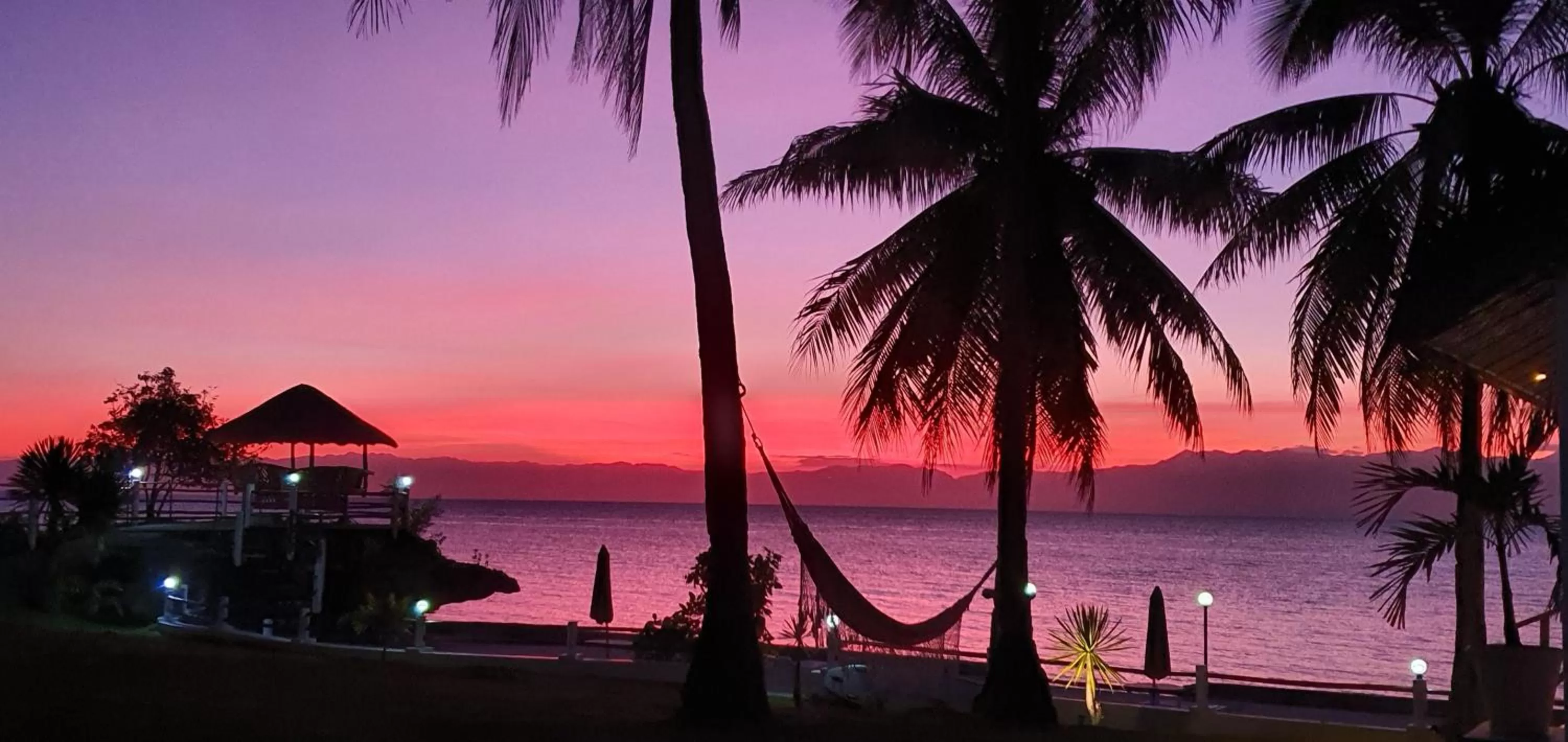 Sunset in Tauig Beach Resort