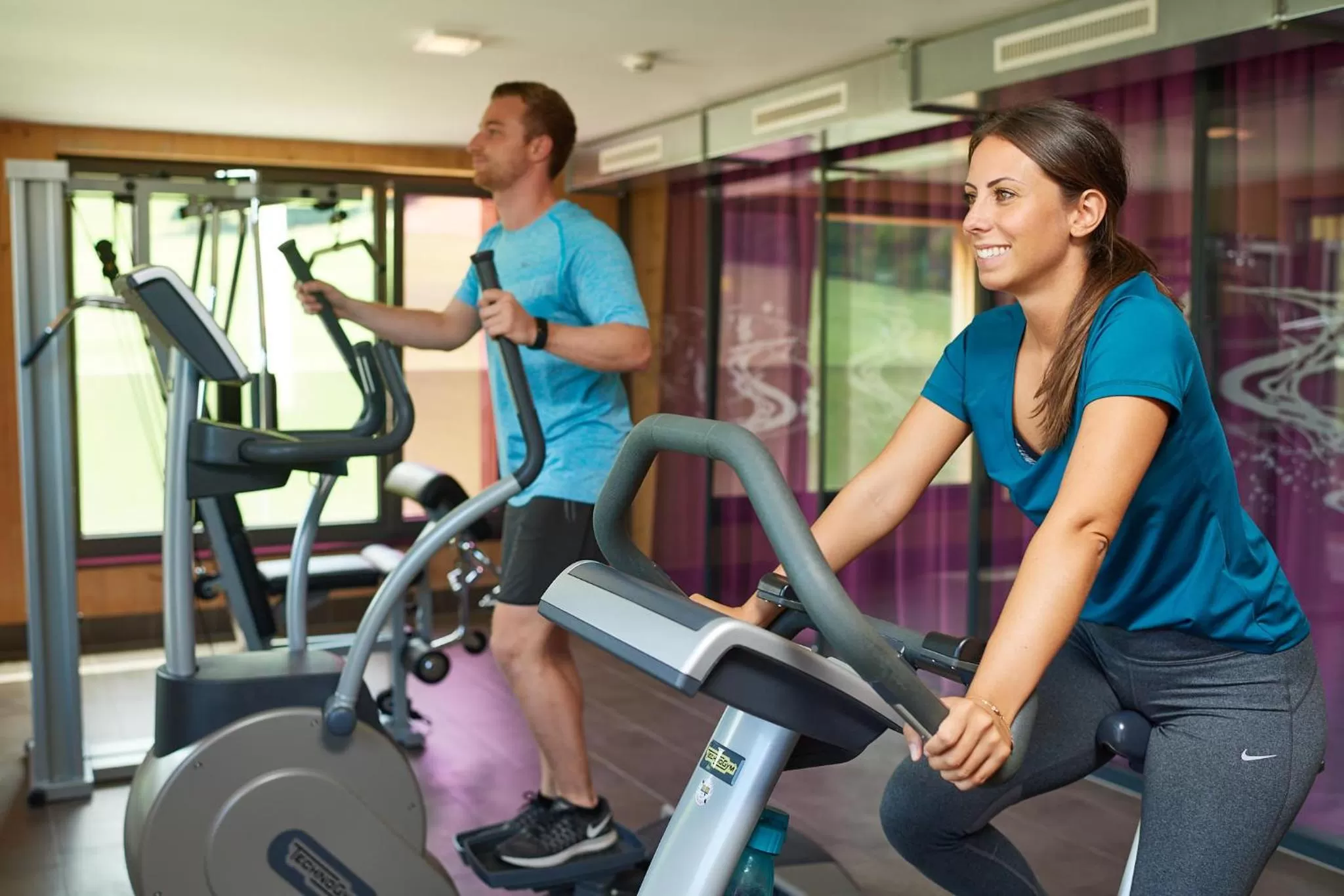 Fitness centre/facilities in Explorer Hotel Garmisch