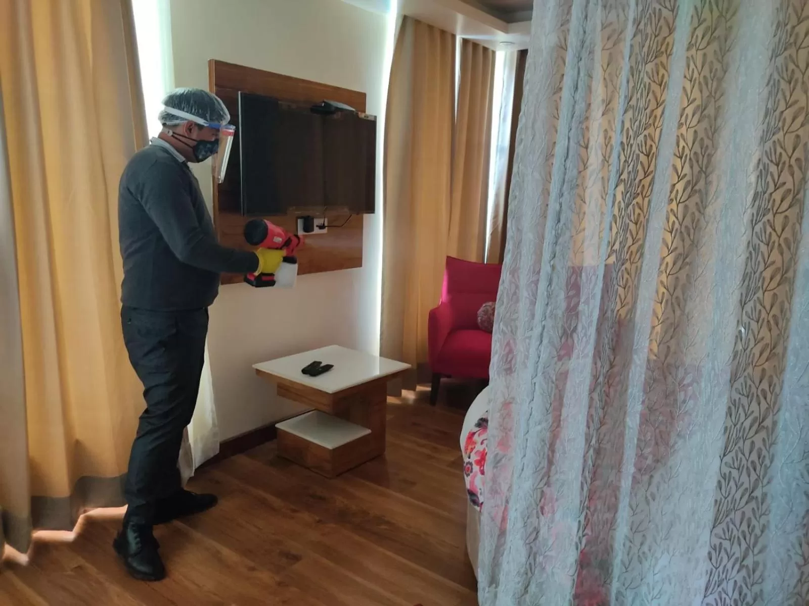 Bedroom in Abhilashi Residency & Spa - Centrally Heated & Air Cooled