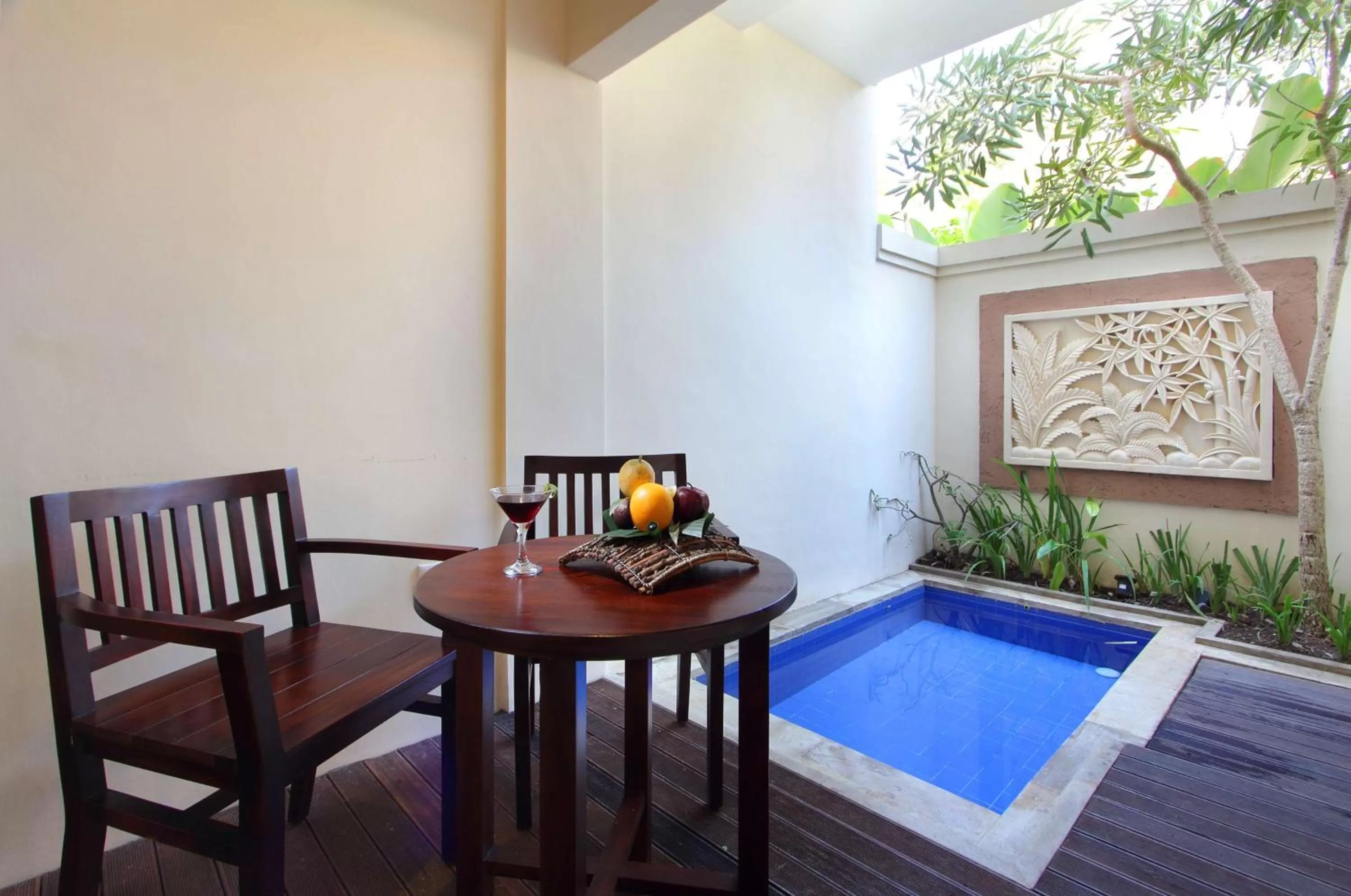 Patio in Best Western Kuta Villa