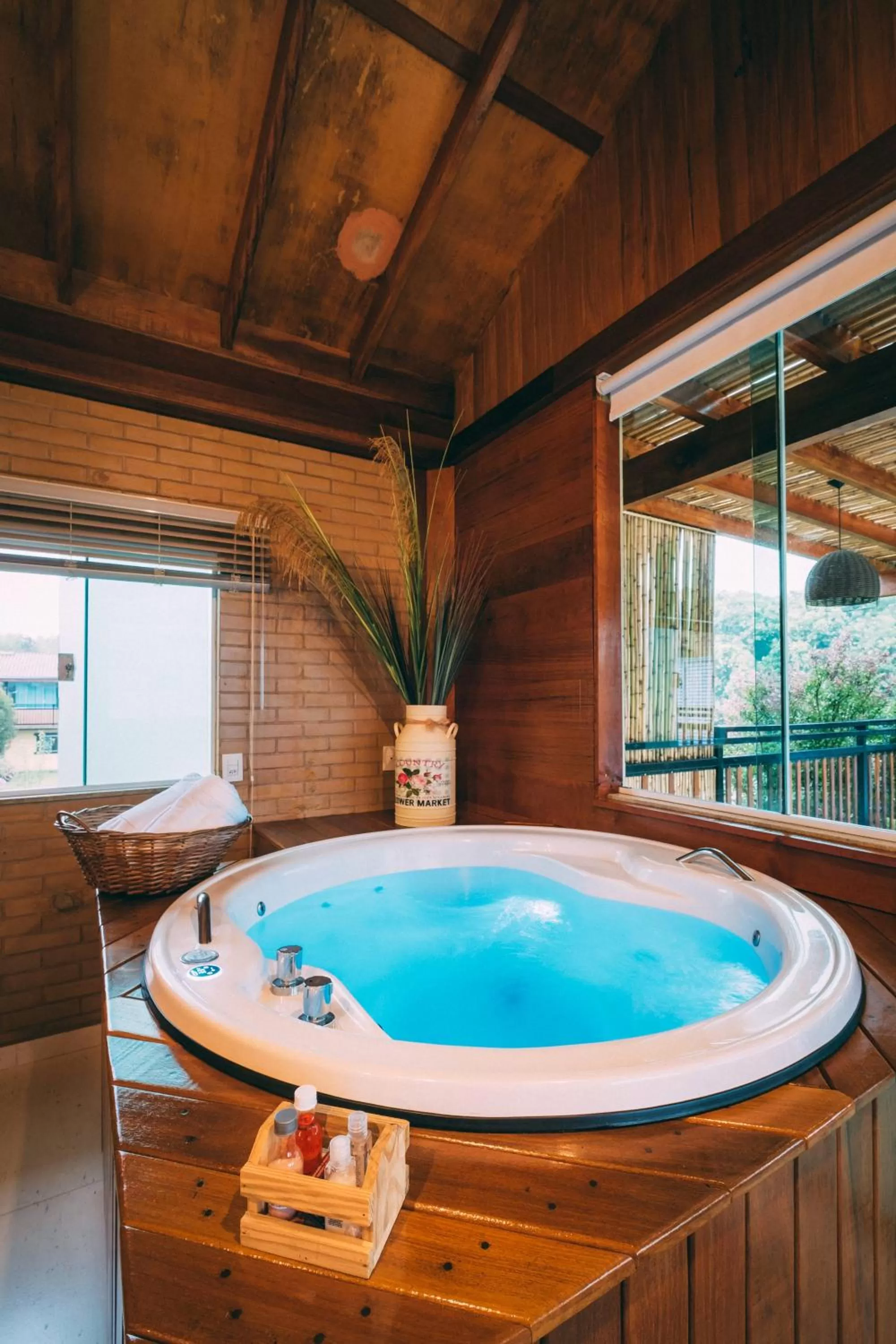 Hot Tub in Pousada Trem Chic