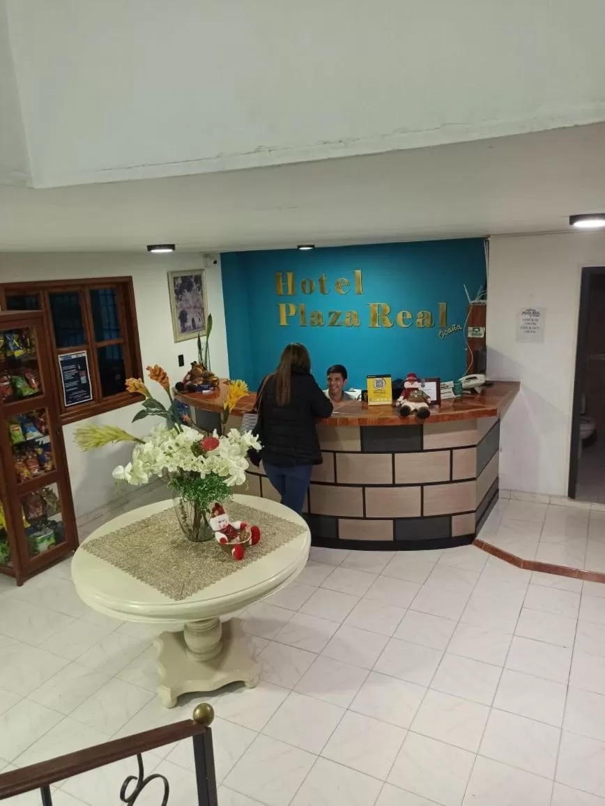 Lobby or reception in Hotel Plaza Real Ocaña