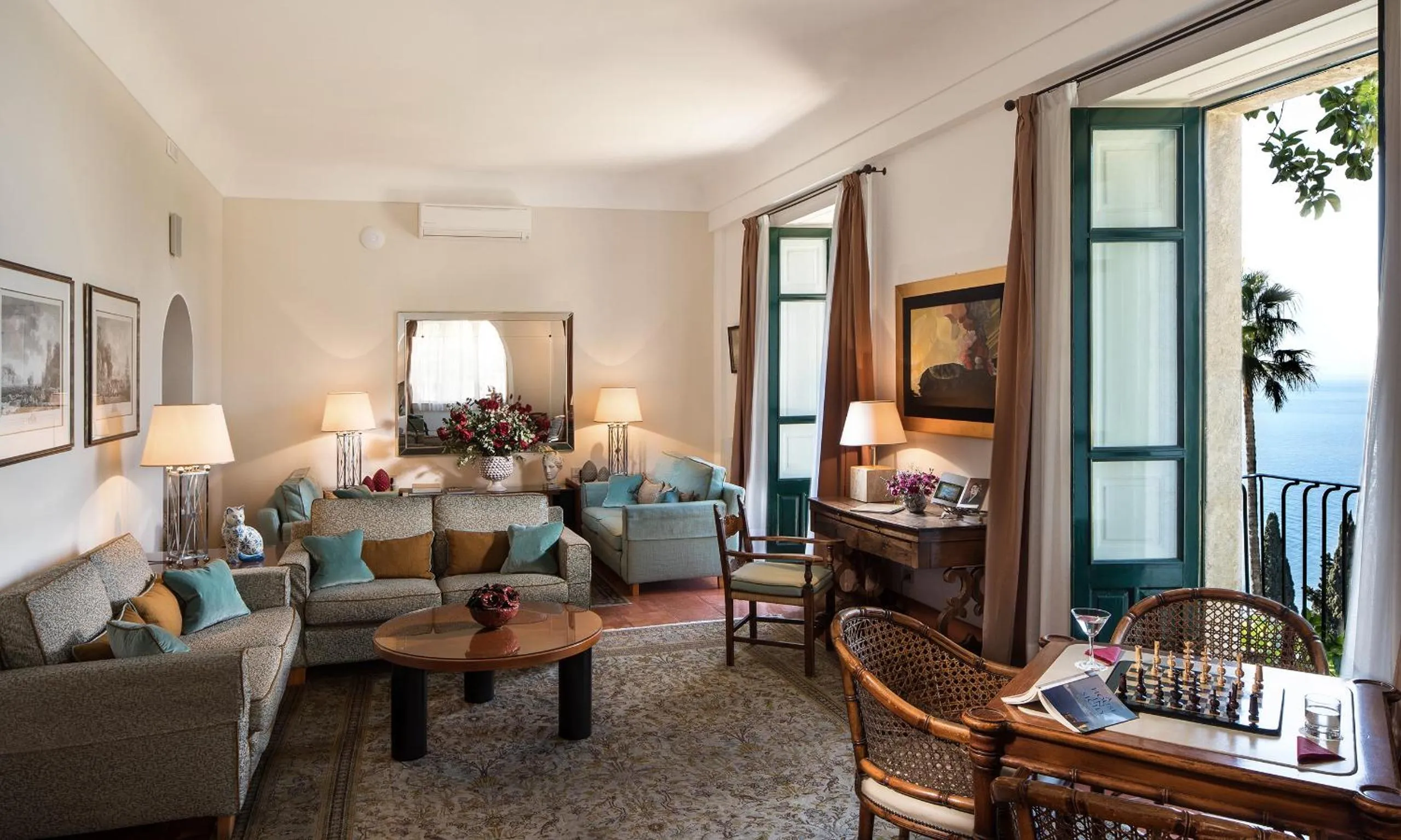 Decorative detail in Hotel Villa Belvedere